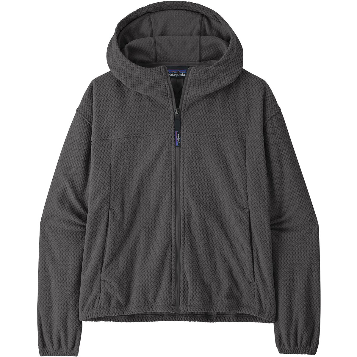 Image of Patagonia Textured Fleece Hooded Jacket - Women's Forge Grey, M