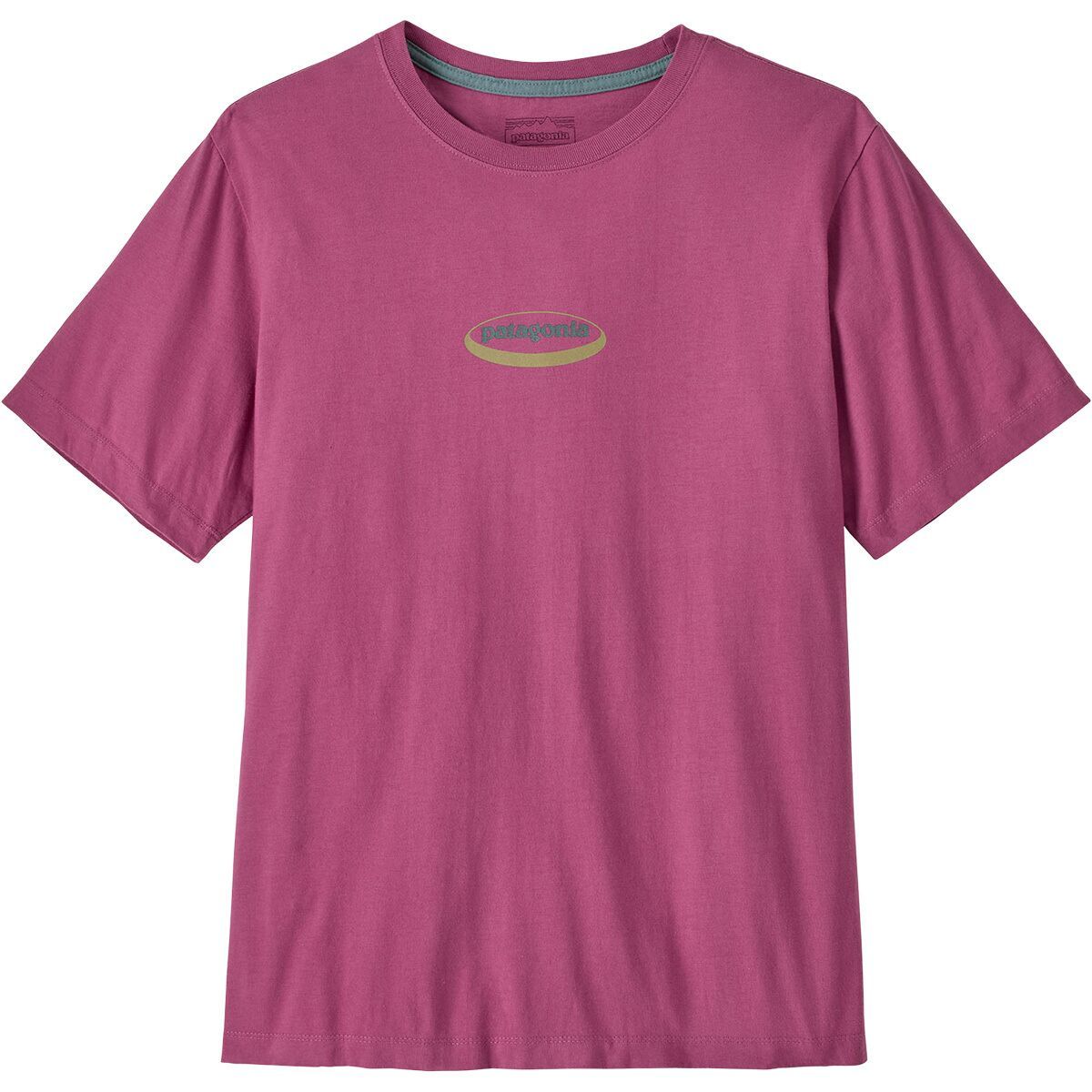 Image of Patagonia 95 Oval Logo T-Shirt - Men's Faded Magenta, S