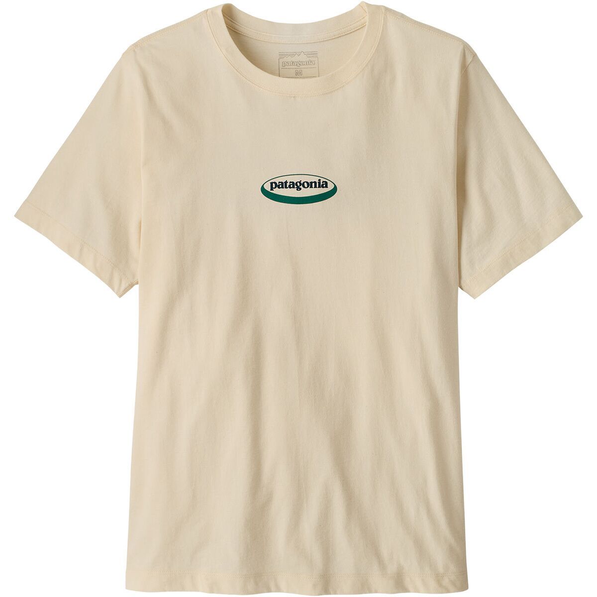 Image of Patagonia 95 Oval Logo T-Shirt - Men's Undyed Natural, S