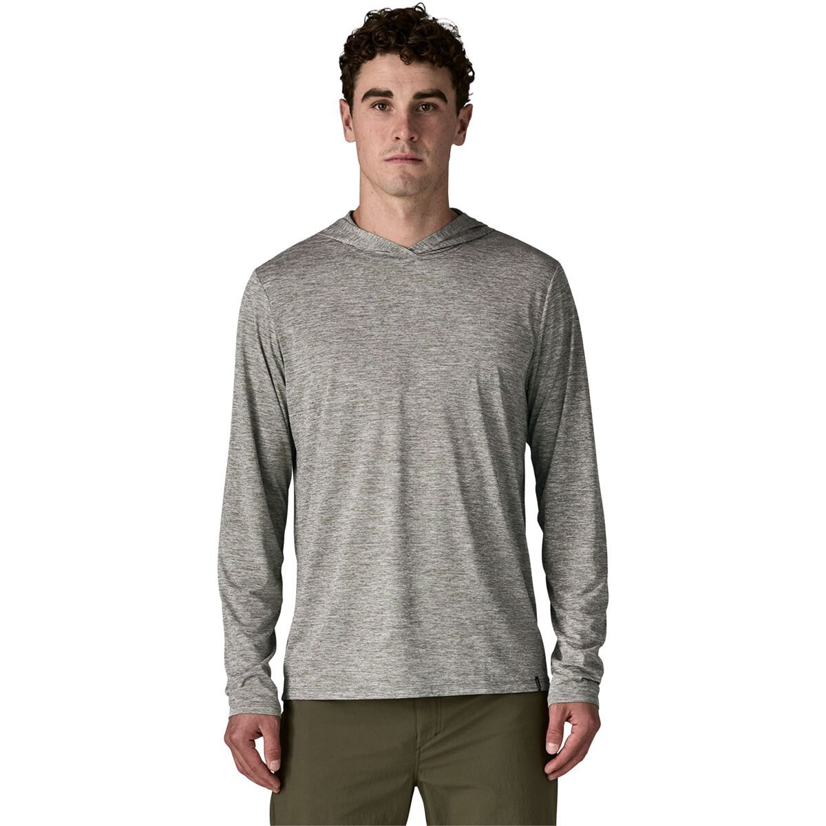 Image of Patagonia Capilene Cool Daily Hoodie - Men's Feather Grey, L