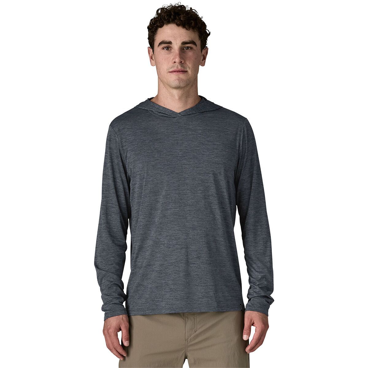 Image of Patagonia Capilene Cool Daily Hoodie - Men's Smolder Blue/Light Smolder Blue X-Dye, M