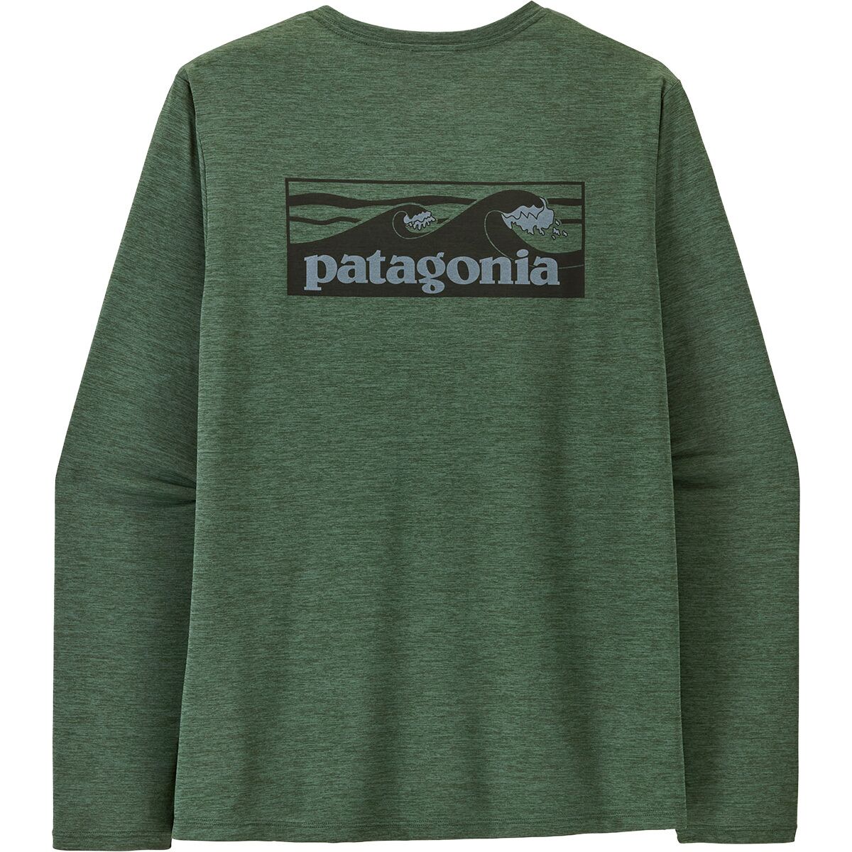 Image of Patagonia Capilene Cool Daily Boardshort Long-Sleeve Shirt - Men's Canopy Green/Light Canopy Green X-Dye, S