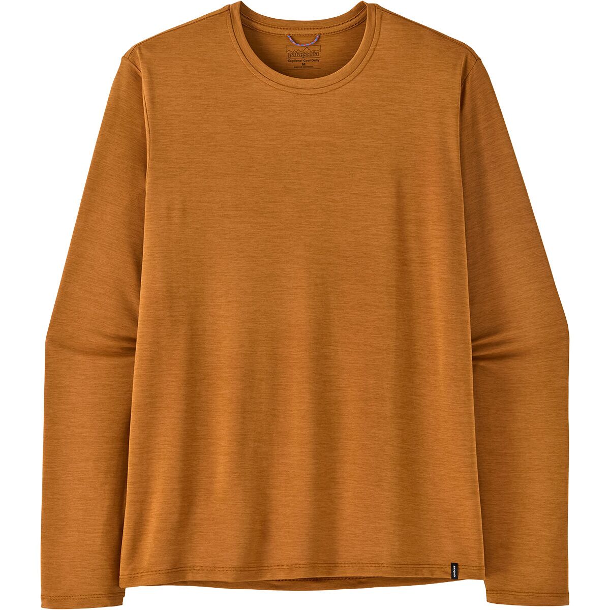 Image of Patagonia Capilene Cool Daily Long-Sleeve Shirt - Men's Cinnamon Brown/Dark Cinnamon Brown X-Dye, XL