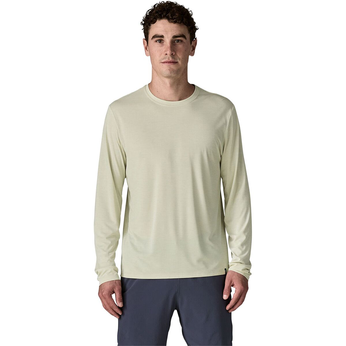 Image of Patagonia Capilene Cool Daily Long-Sleeve Shirt - Men's Dyno White, XXL