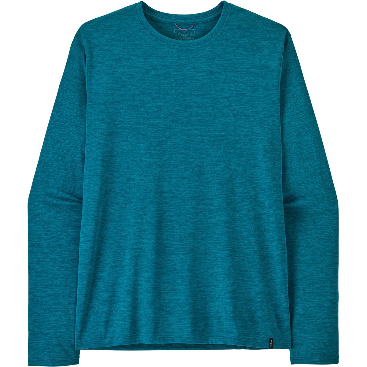 Image of Patagonia Capilene Cool Daily Long-Sleeve Shirt - Men's Glacial Blue/Light Glacial Blue X-Dye, XL