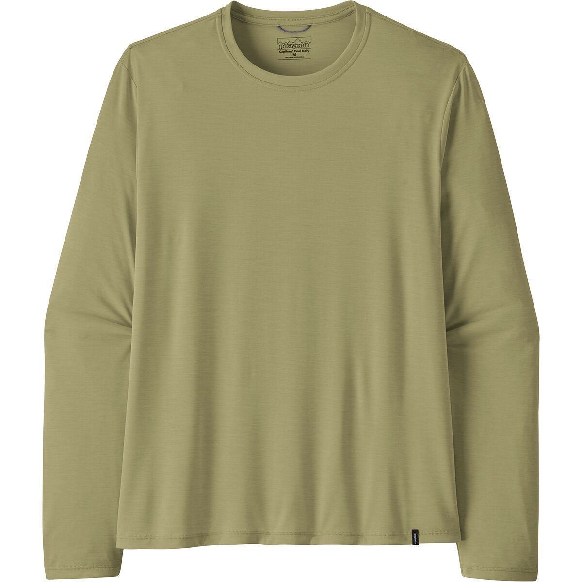 Image of Patagonia Cap Cool Daily Long-Sleeve Shirt - Men's Gumtree Green/Light Gumtree Green X-Dye, S