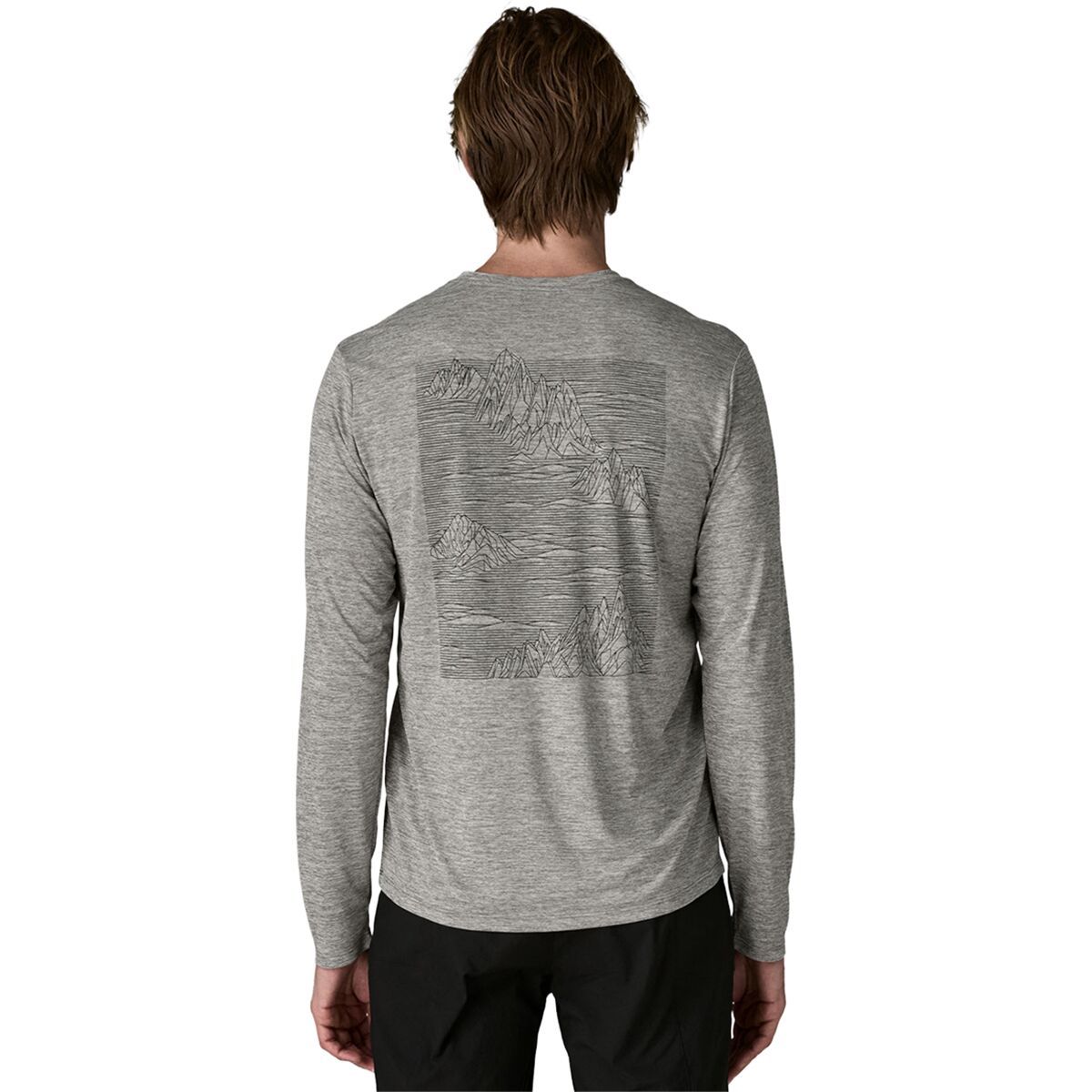 Image of Patagonia Capilene Cool Strataspire Long-Sleeve Daily Shirt - Men's Feather Grey, XL