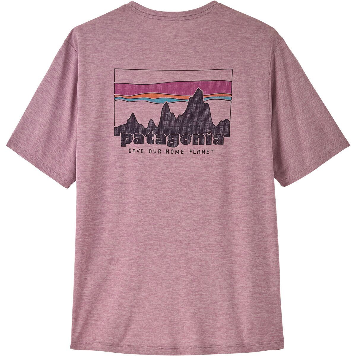 Image of Patagonia Cap Cool Daily Shirt - 73 Skyline - Men's Light Violet/Quiet Violet X-Dye, XL