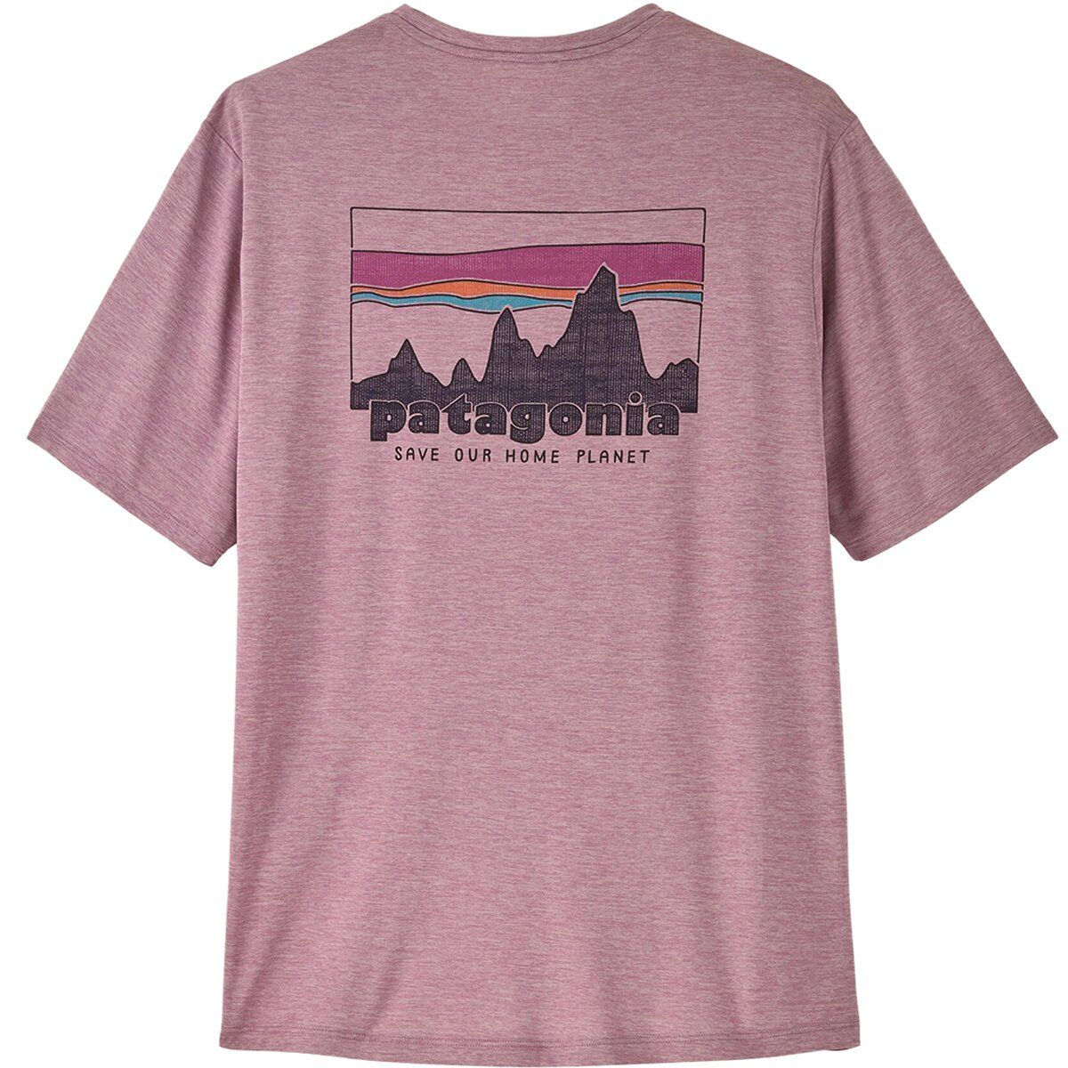 Image of Patagonia Capilene Cool '73 Skyline Daily Shirt - Men's Light Violet/Quiet Violet X-Dye, S