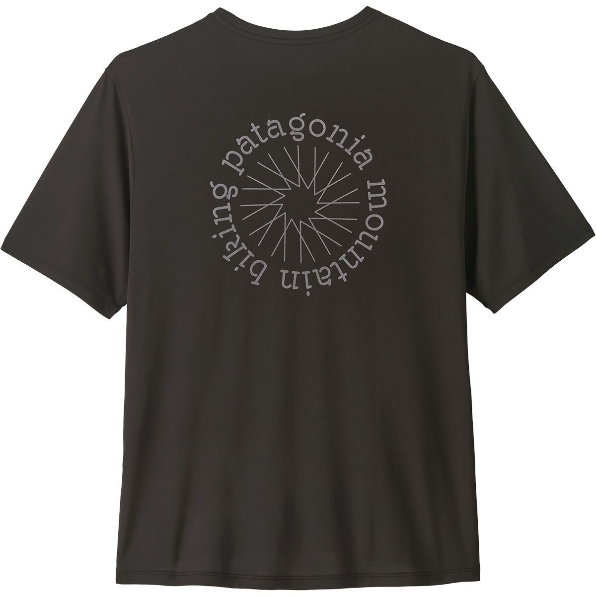 Image of Patagonia Capilene Cool Daily Spoke Stencil Shirt - Men's Black, L