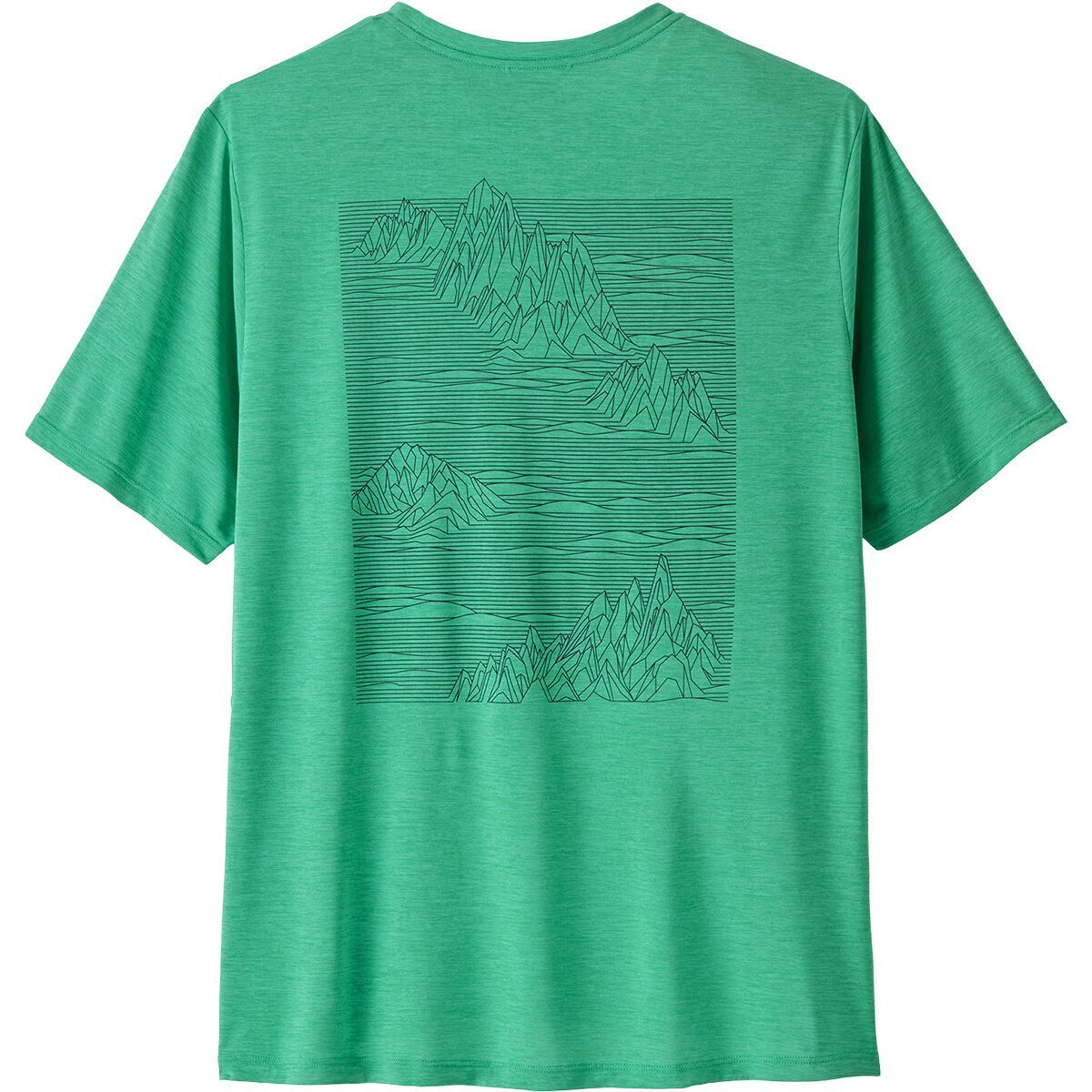 Image of Patagonia Cap Cool Daily Shirt - Strataspire - Men's Aqua Stone/Light Aqua Stone X-Dye, L