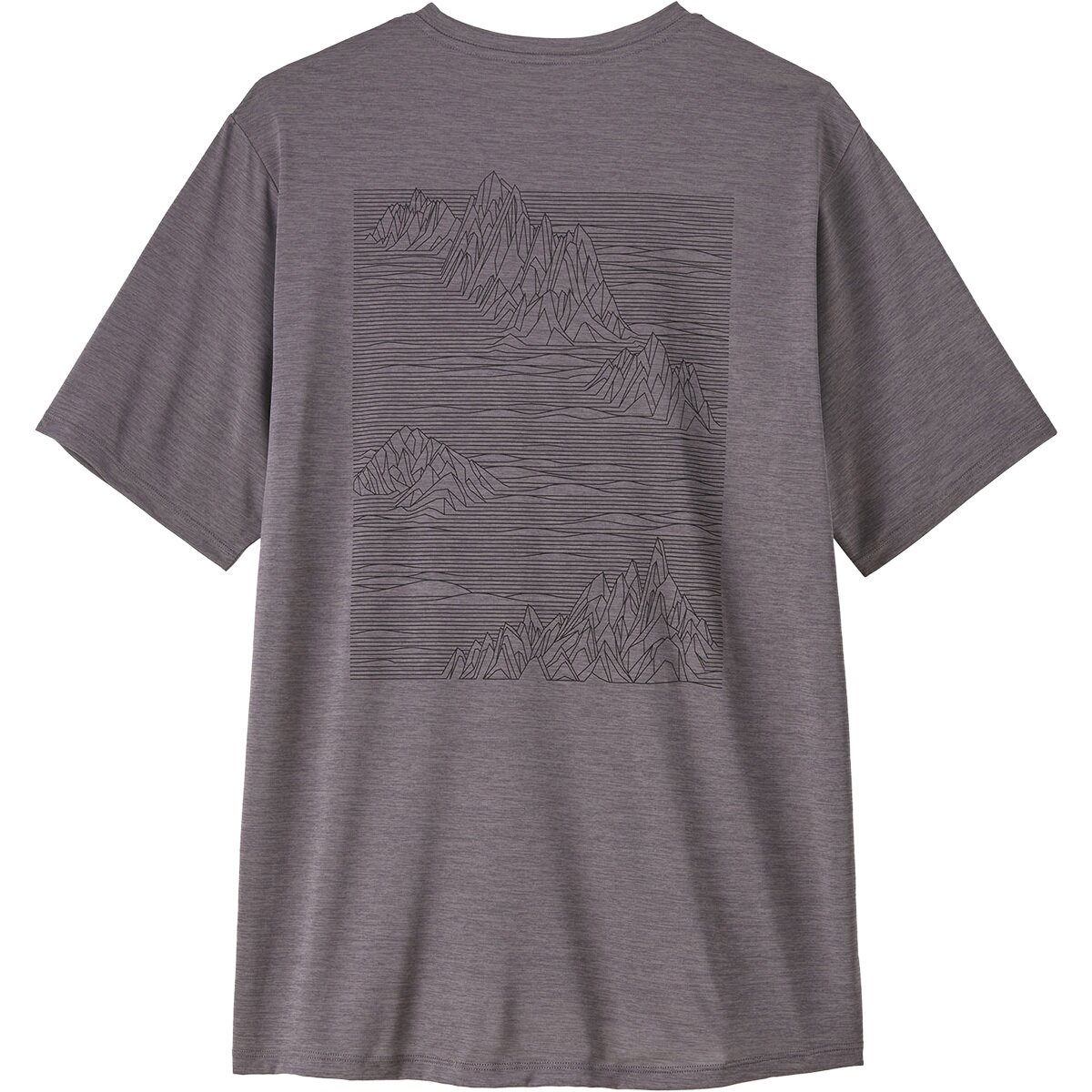 Image of Patagonia Capilene Cool Strataspire Daily Shirt - Men's May Grey/Light May Grey X-Dye, XL