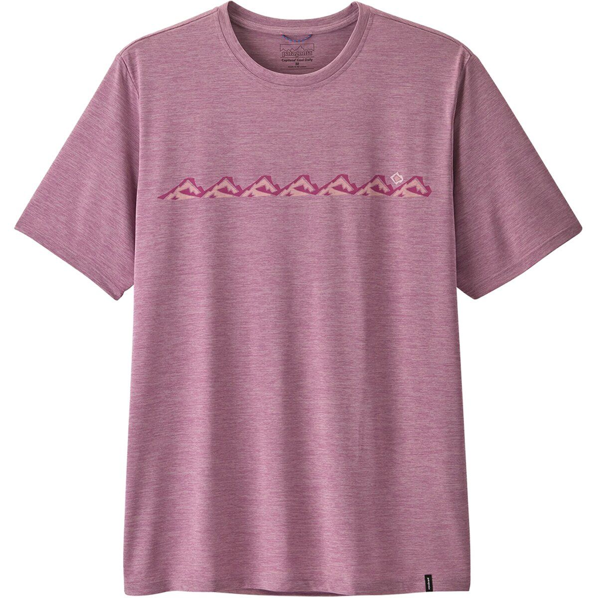 Image of Patagonia Capilene Cool Trailcheck Daily Shirt - Men's Light Violet/Quiet Violet X-Dye, S