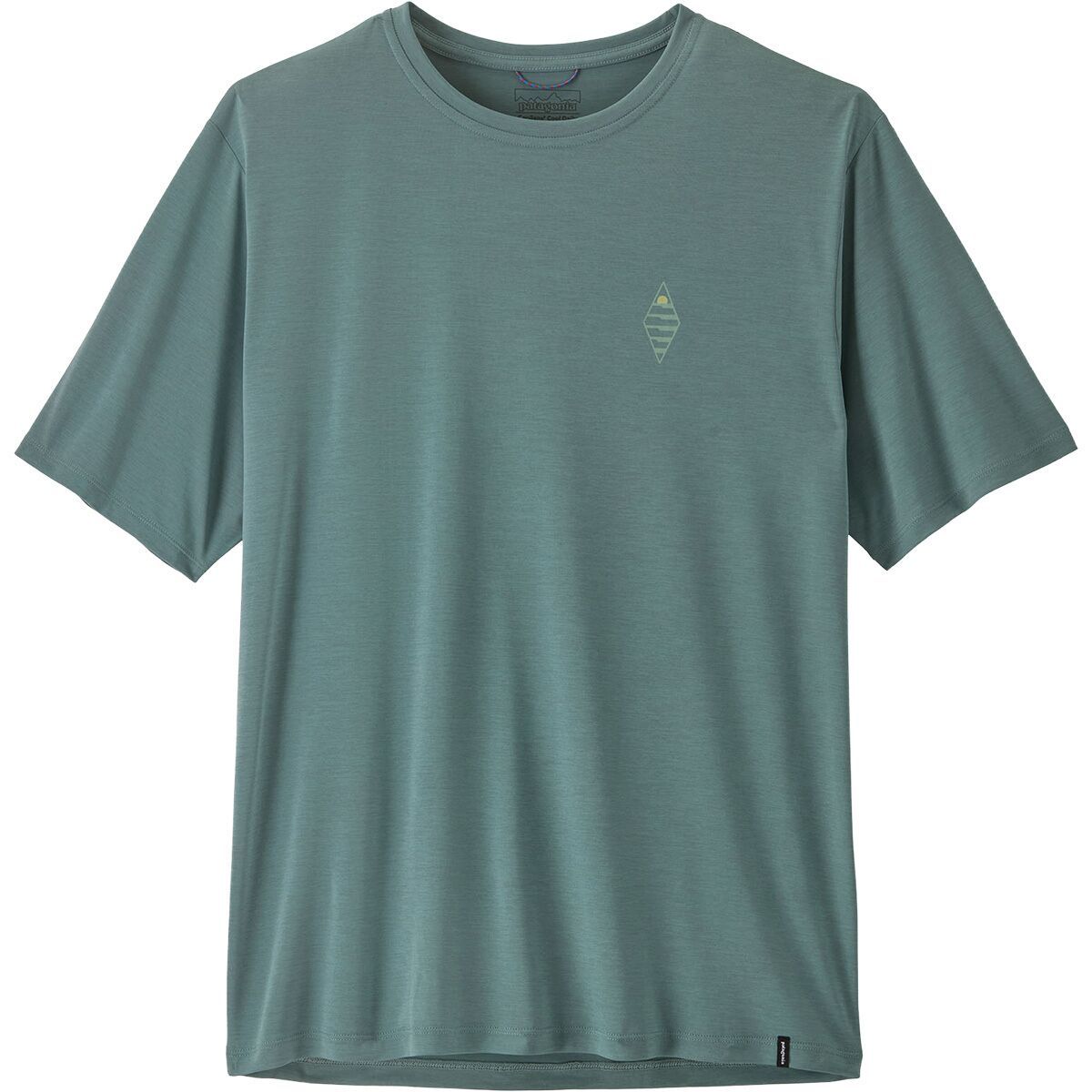 Image of Patagonia Cap Cool Daily Shirt - Water People Sets - Men's Blue Sage/Light Blue Sage X-Dye, S