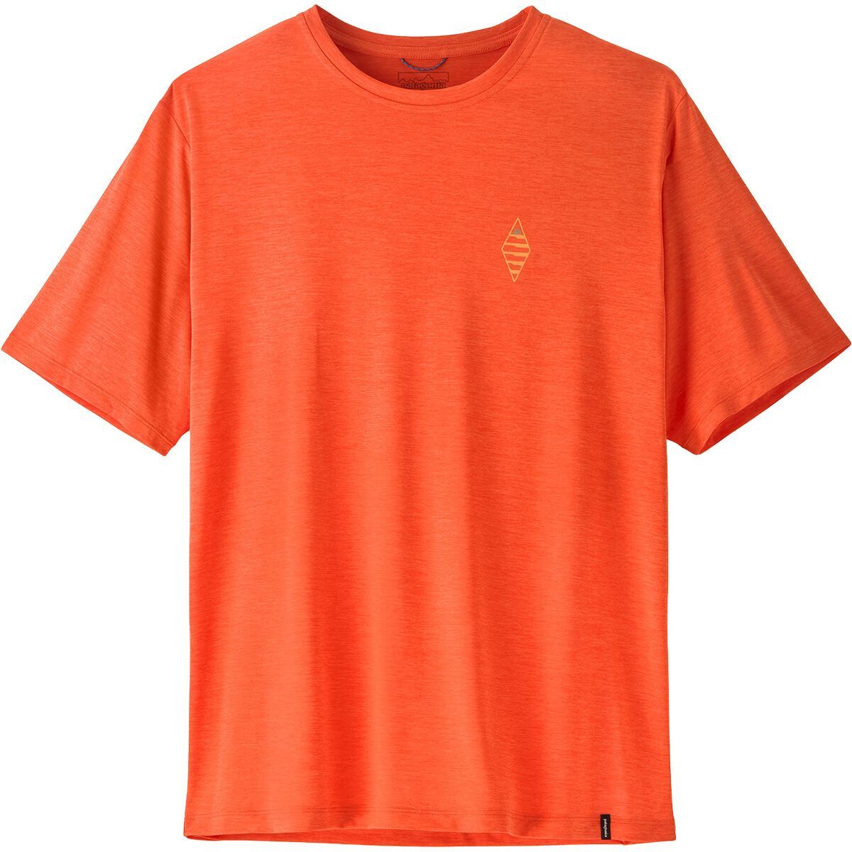 Image of Patagonia Cap Cool Daily Shirt - Water People Sets - Men's Orange Peel/Light Orange Peel X-Dye, L