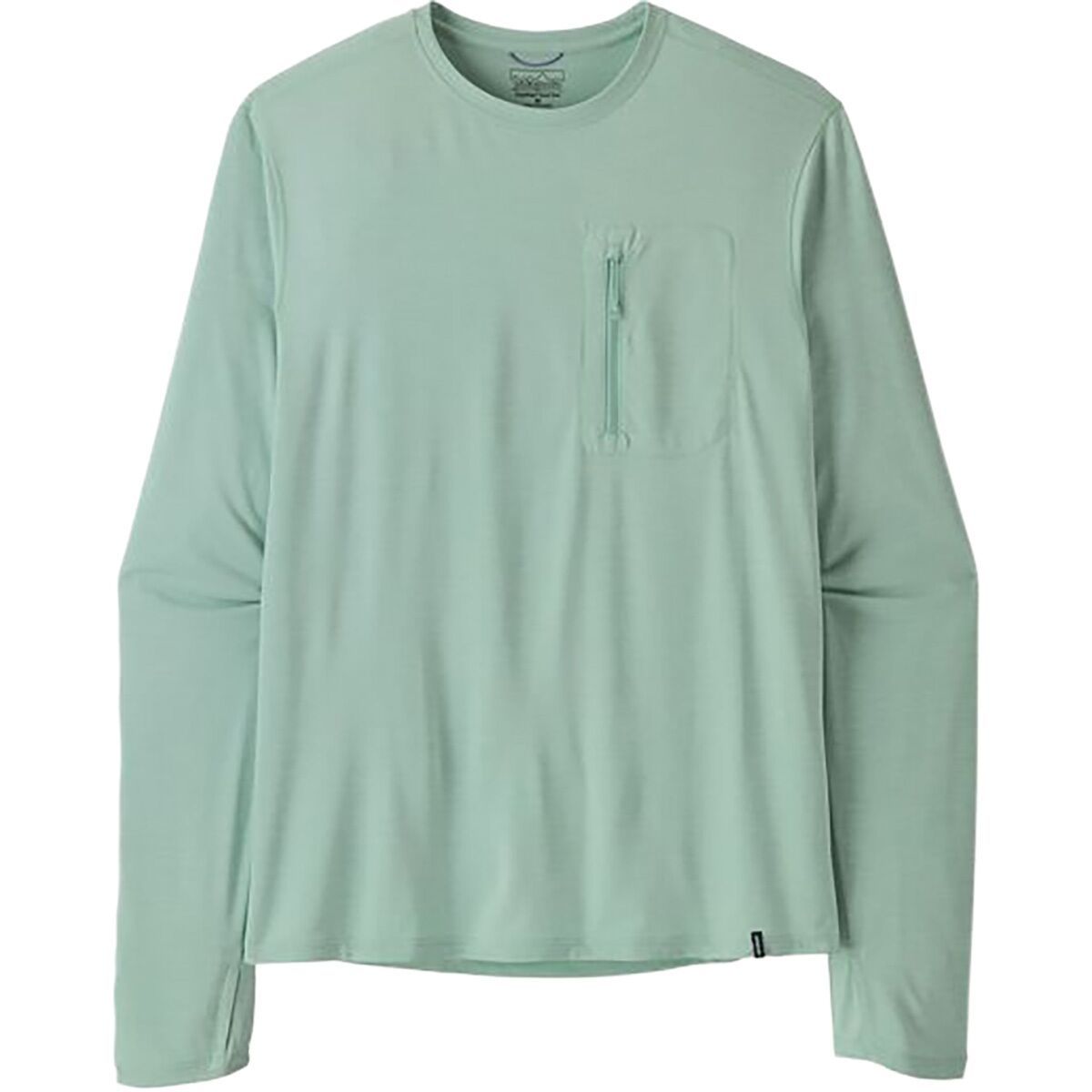 Image of Patagonia Cap Cool Long-Sleeve Sun Shirt - Men's Thermal Blue/Thin Ice X-Dye, L