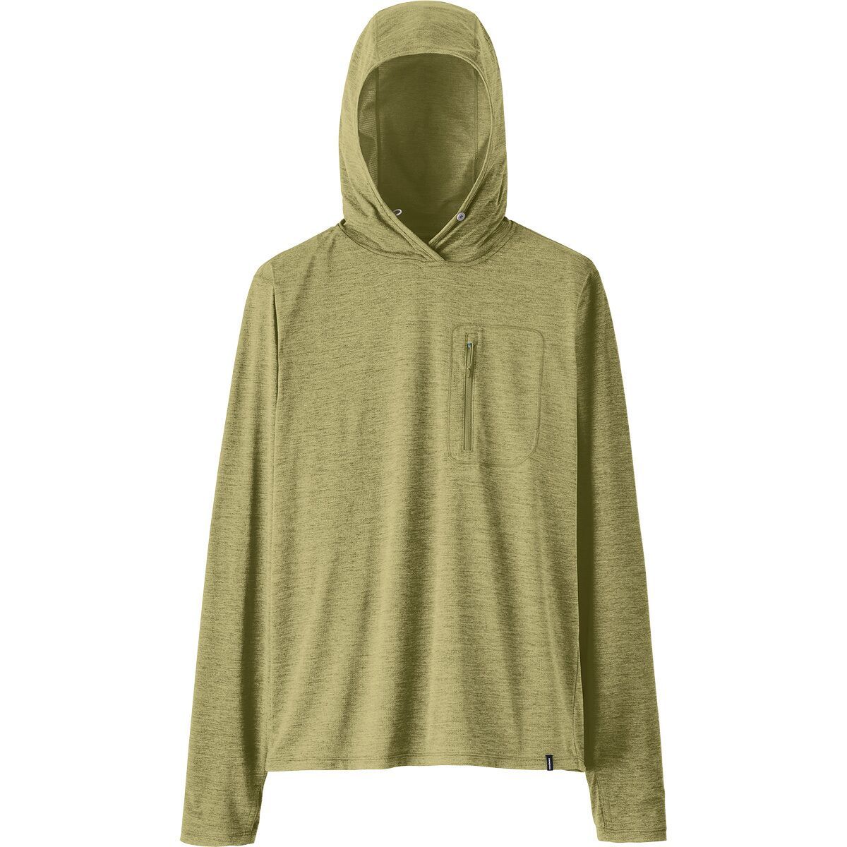 Image of Patagonia Cap Cool Sun Hoodie - Men's Gumtree Green/Light Gumtree Green X-Dye, L