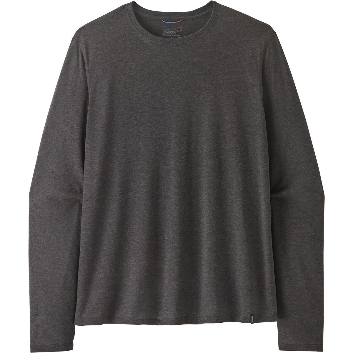 Image of Patagonia Cap Cool Trail Long-Sleeve Shirt - Men's Ink Black, M