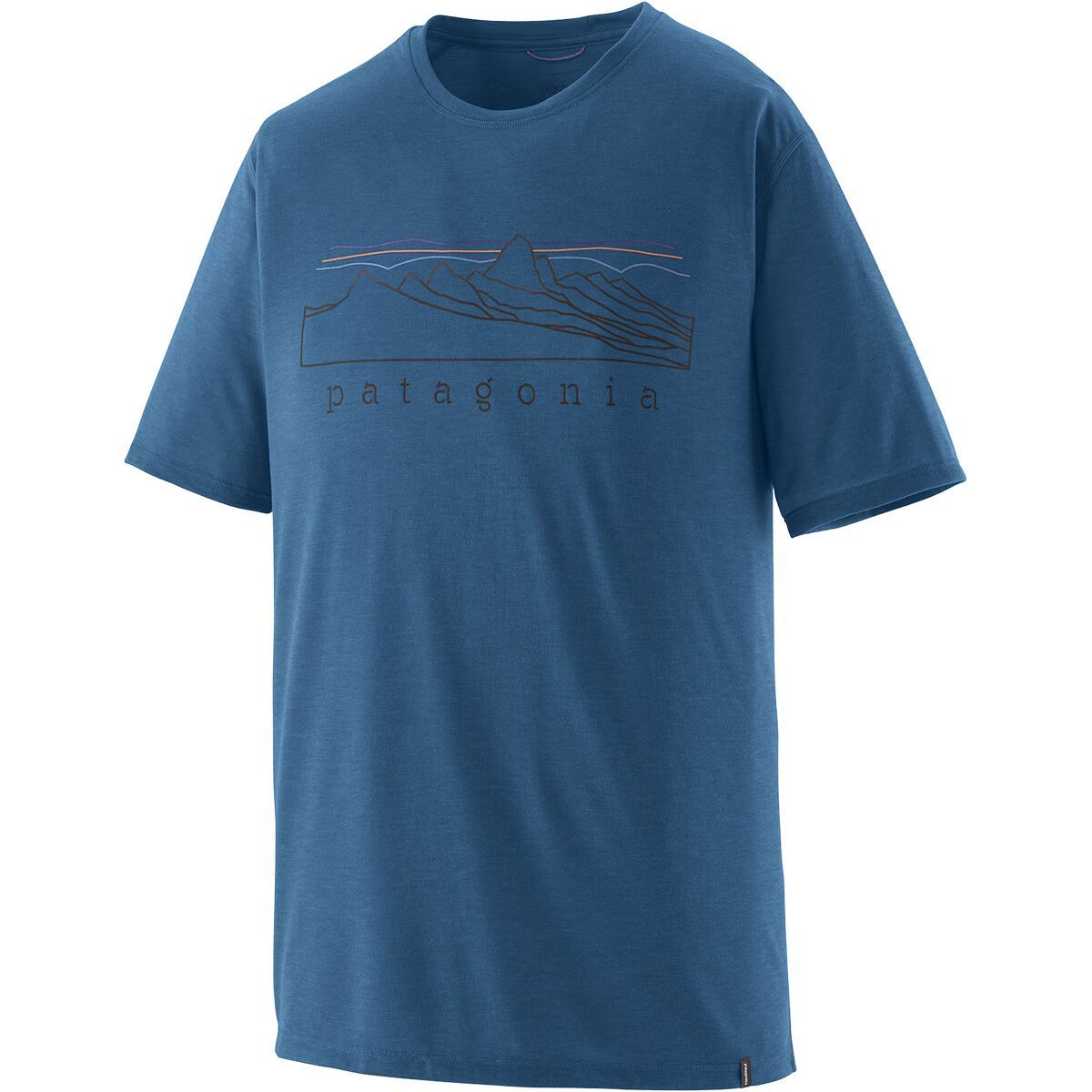 Image of Patagonia Capilene Cool Trail Stratapeaks Shirt - Men's Aquatic Blue, XXL