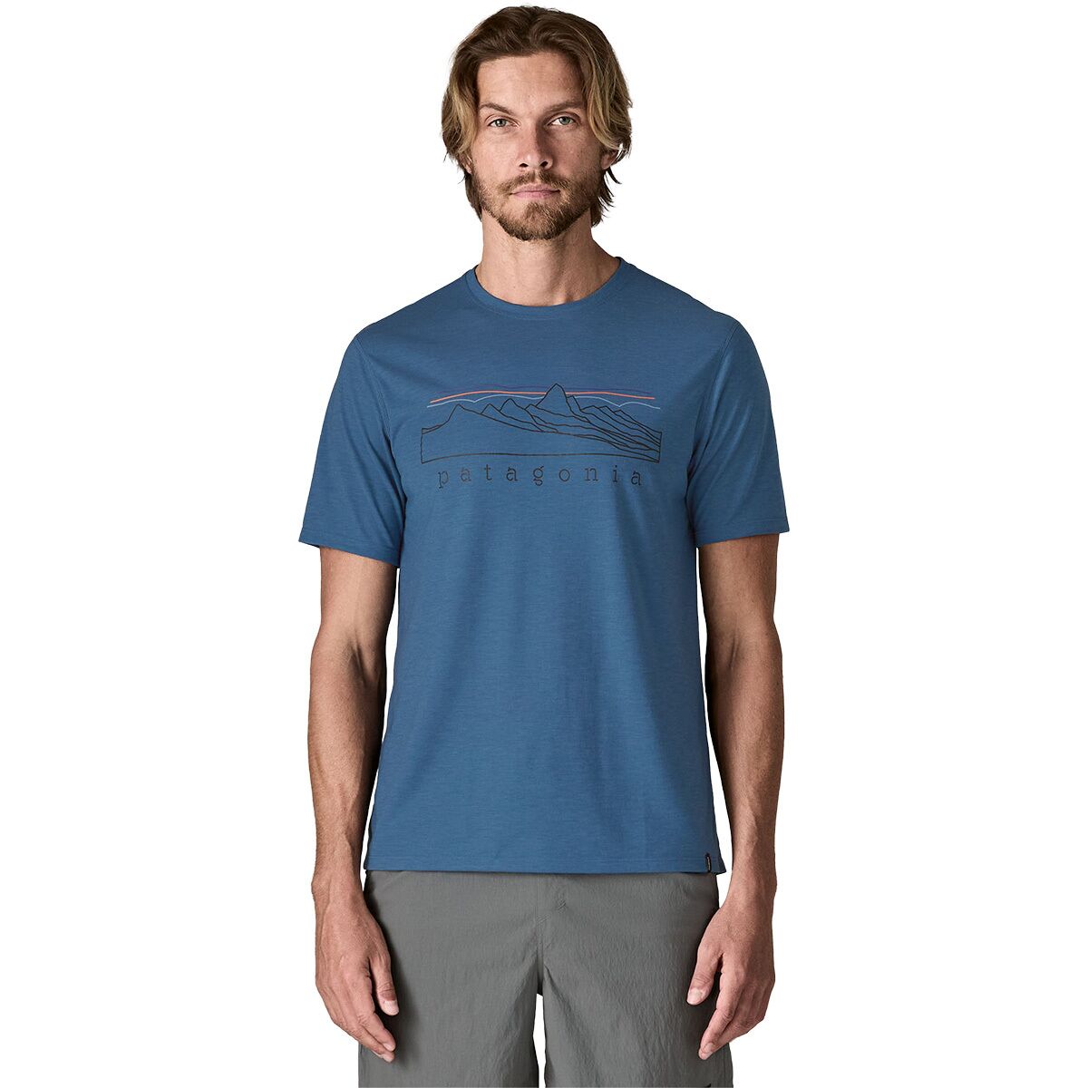 Patagonia Patagonia Capilene Cool Trail Stratapeaks Shirt - Men's Aquatic Blue, L