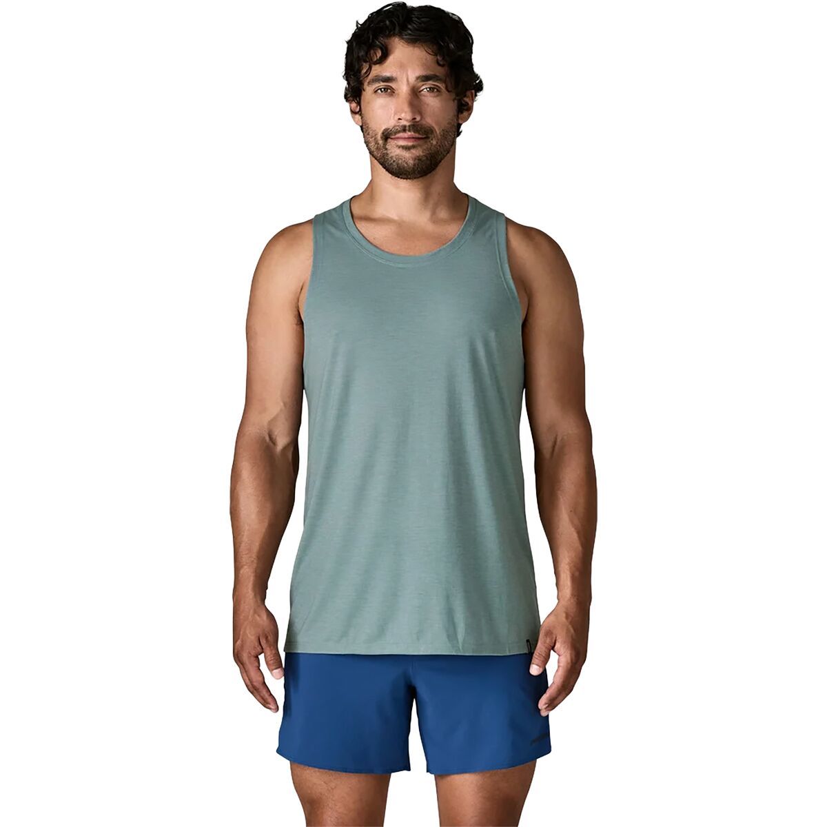 Image of Patagonia Capilene Cool Trail Tank Top - Men's Blue Sage, S