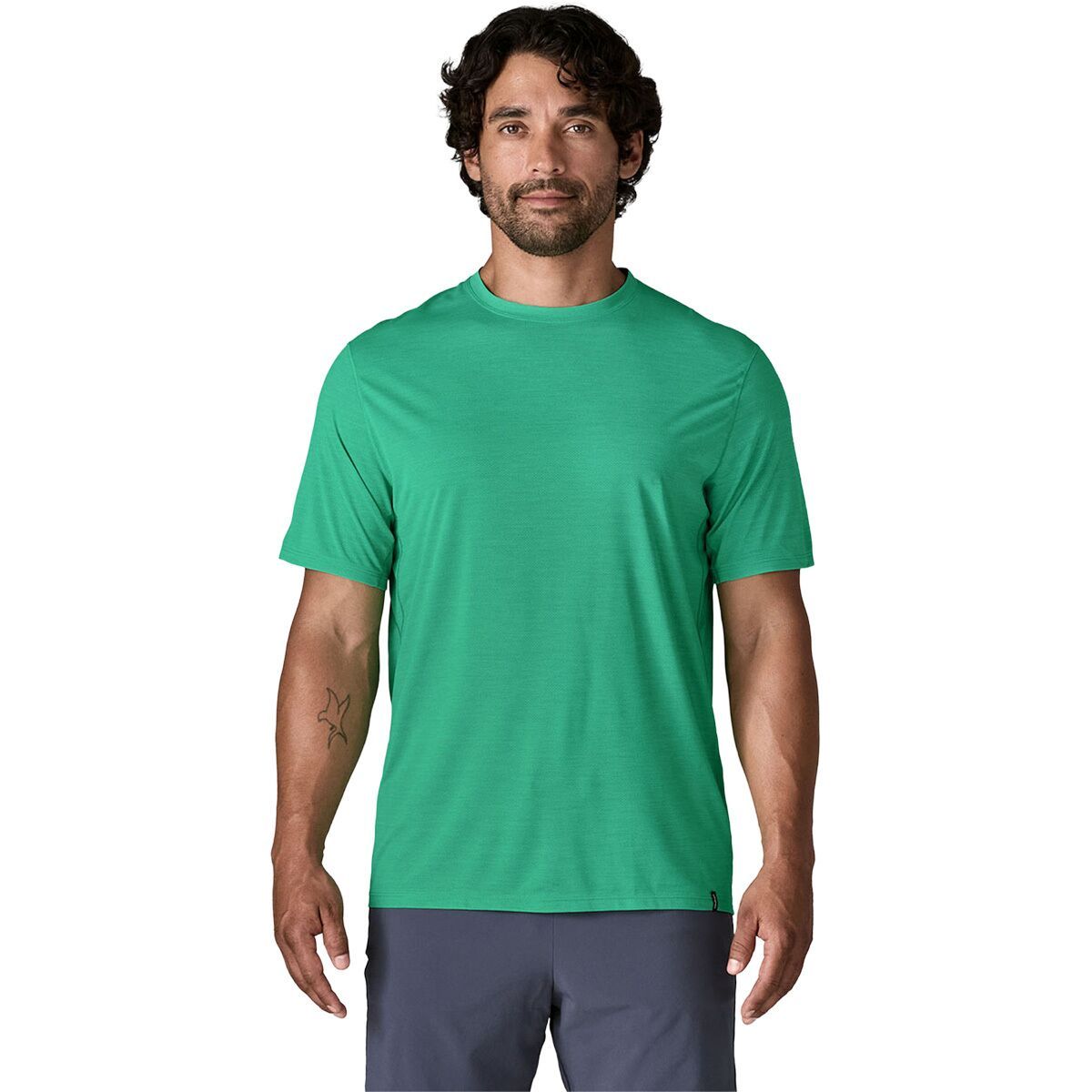 Image of Patagonia Cap Cool Ultra Shirt - Men's Aqua Stone/Light Aqua Stone X-Dye, XL