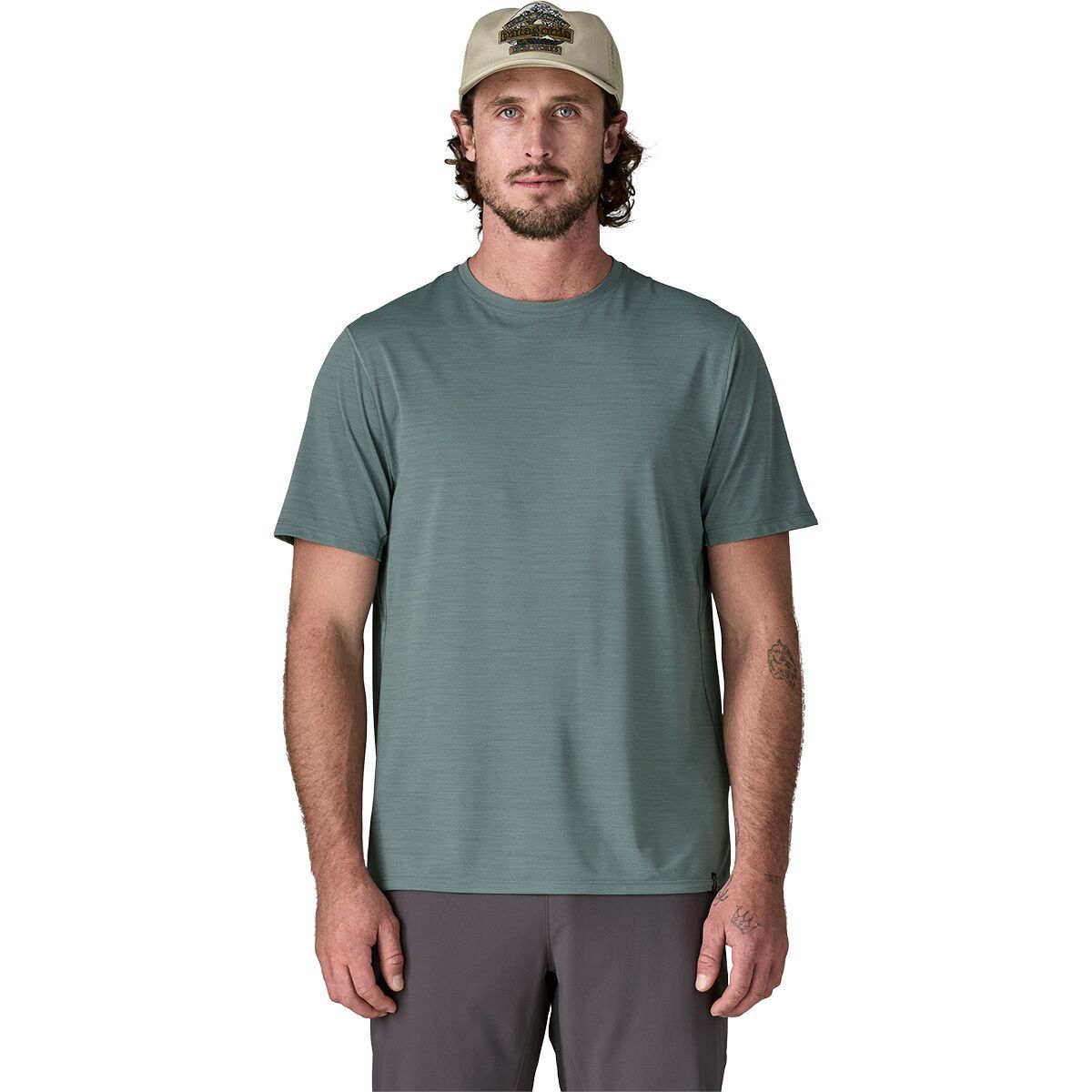 Image of Patagonia Cap Cool Ultra Shirt - Men's Blue Sage/Light Blue Sage X-Dye, XXL