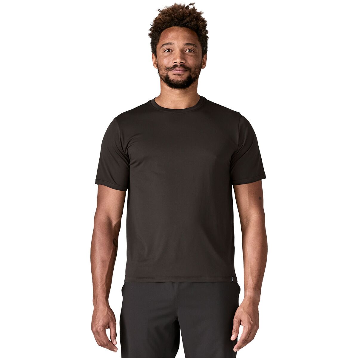 Image of Patagonia Capilene Daily T-Shirt - Men's Black, XL