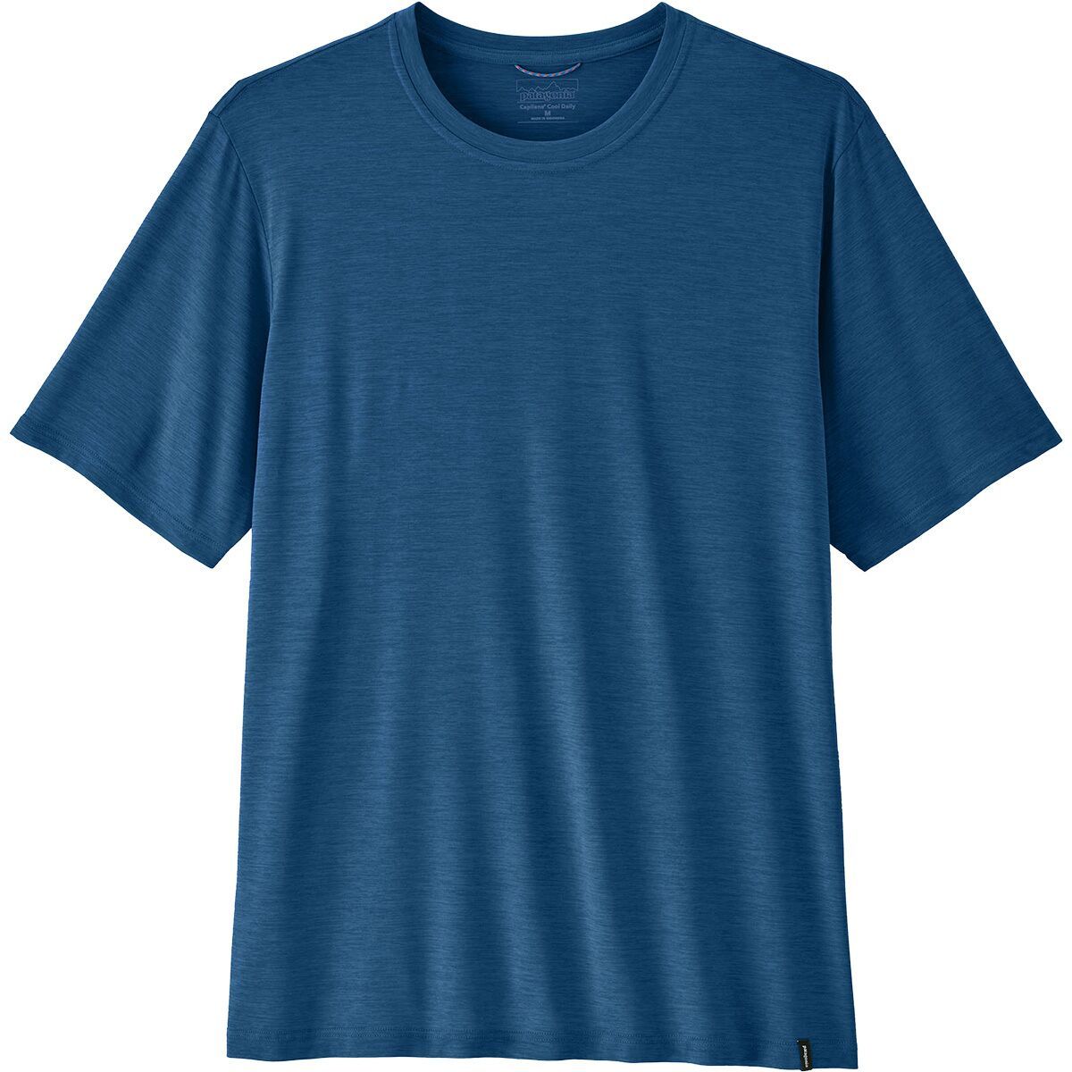 Image of Patagonia Capilene Daily T-Shirt - Men's Clement Blue/Light Clement Blue X-Dye, XXL