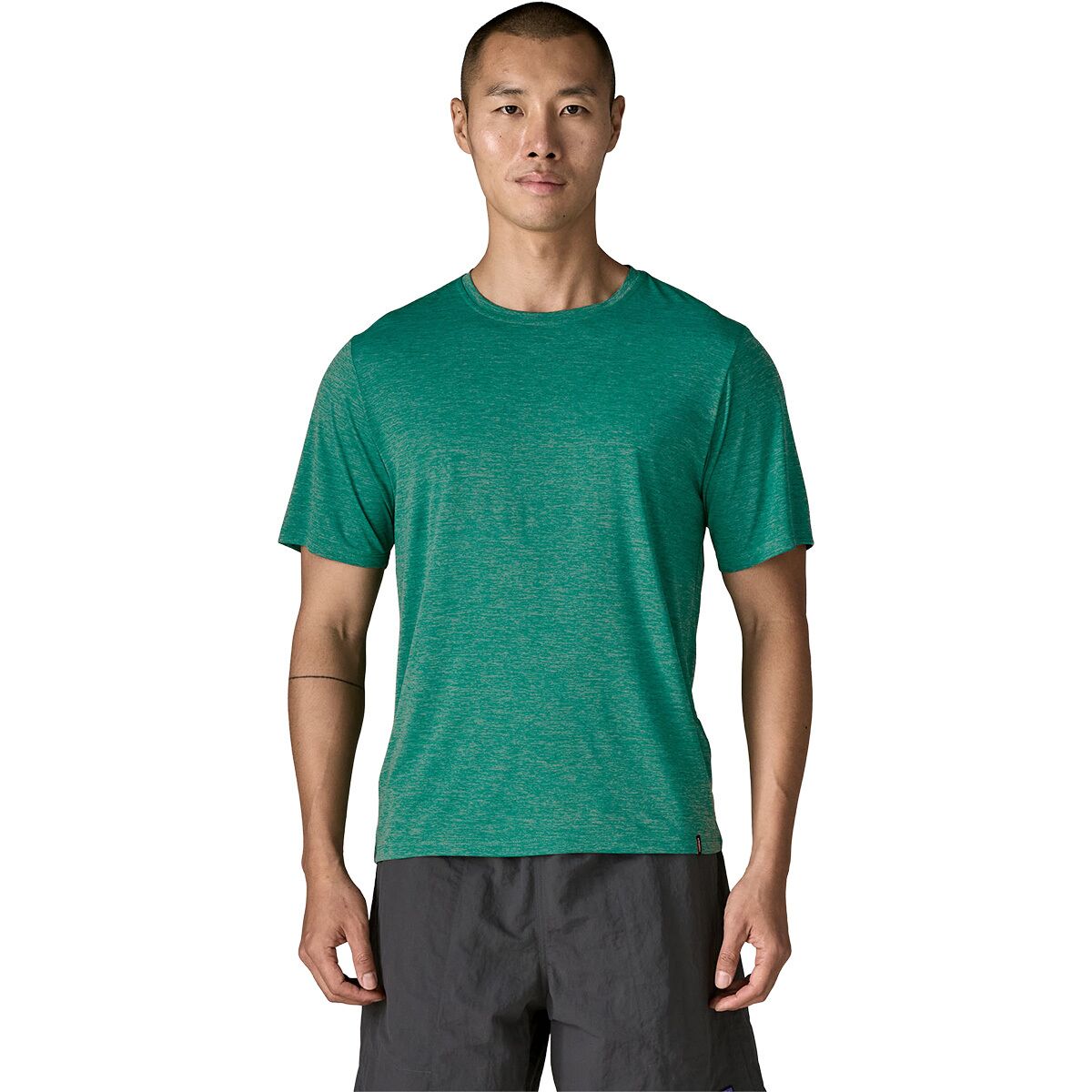 Image of Patagonia Capilene Daily T-Shirt - Men's Gem Green/Light Gem Green X-Dye, L
