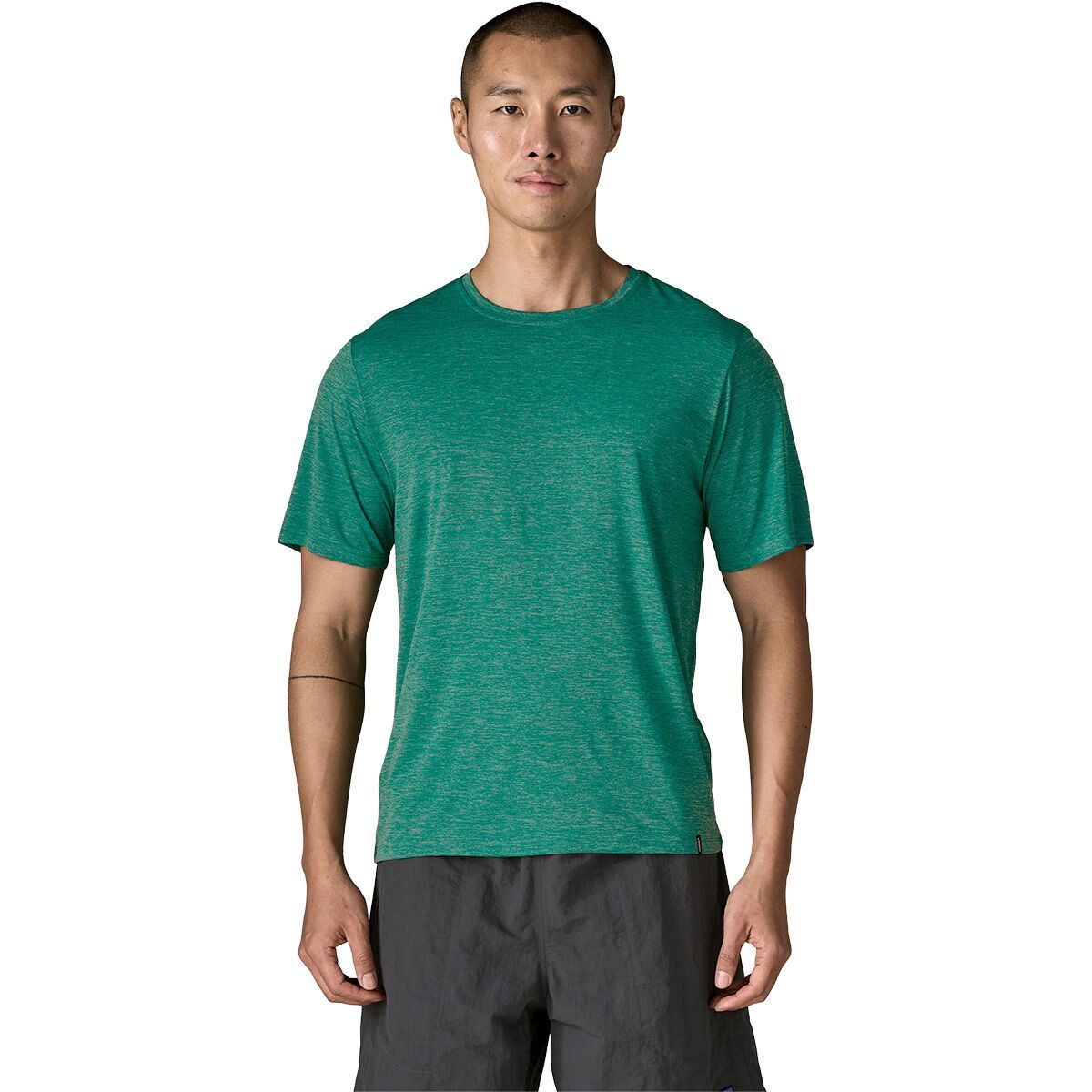 Image of Patagonia Capilene Daily T-Shirt - Men's Gem Green/Light Gem Green X-Dye, S