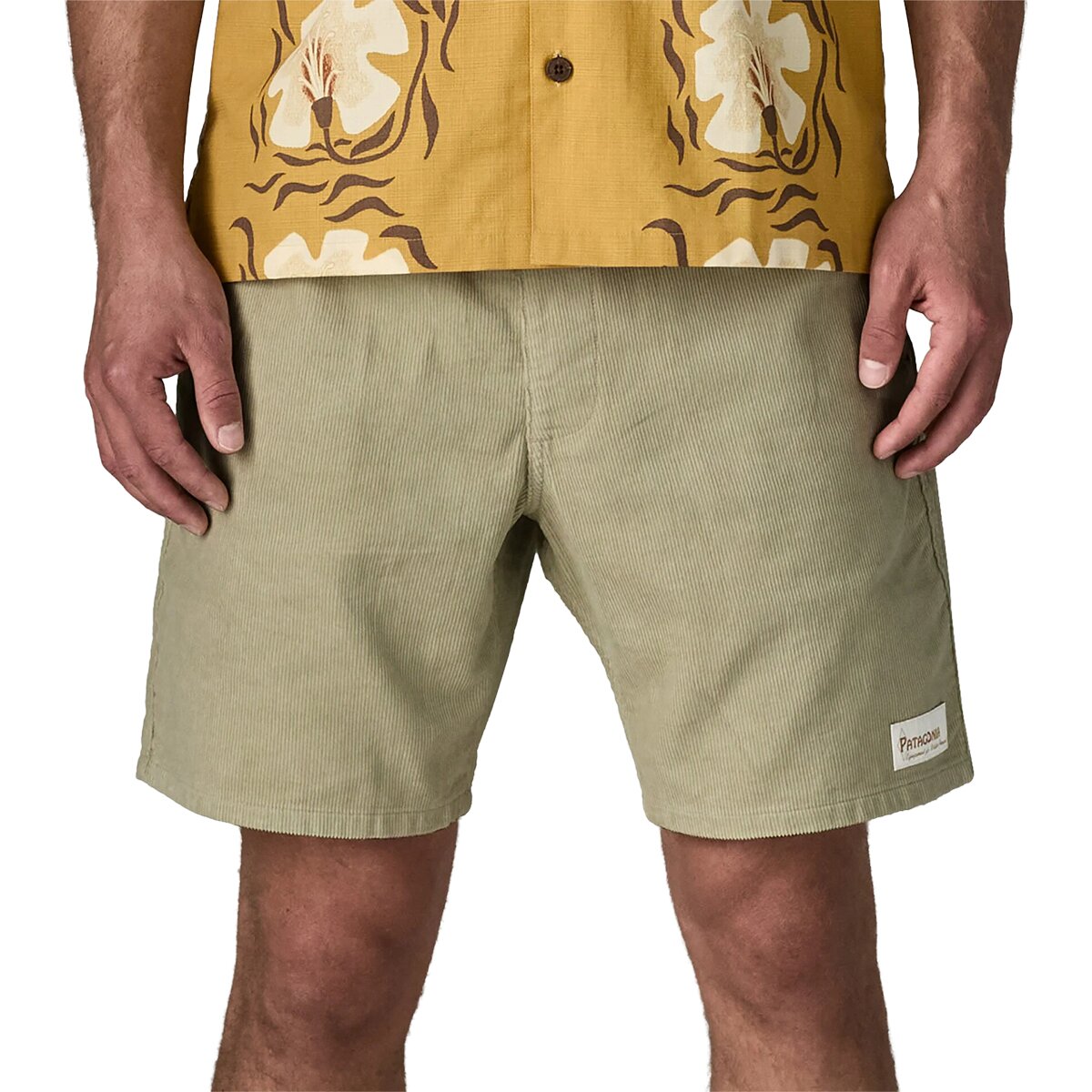 Image of Patagonia Corduroy Volley Short - Men's Pelican, XXL