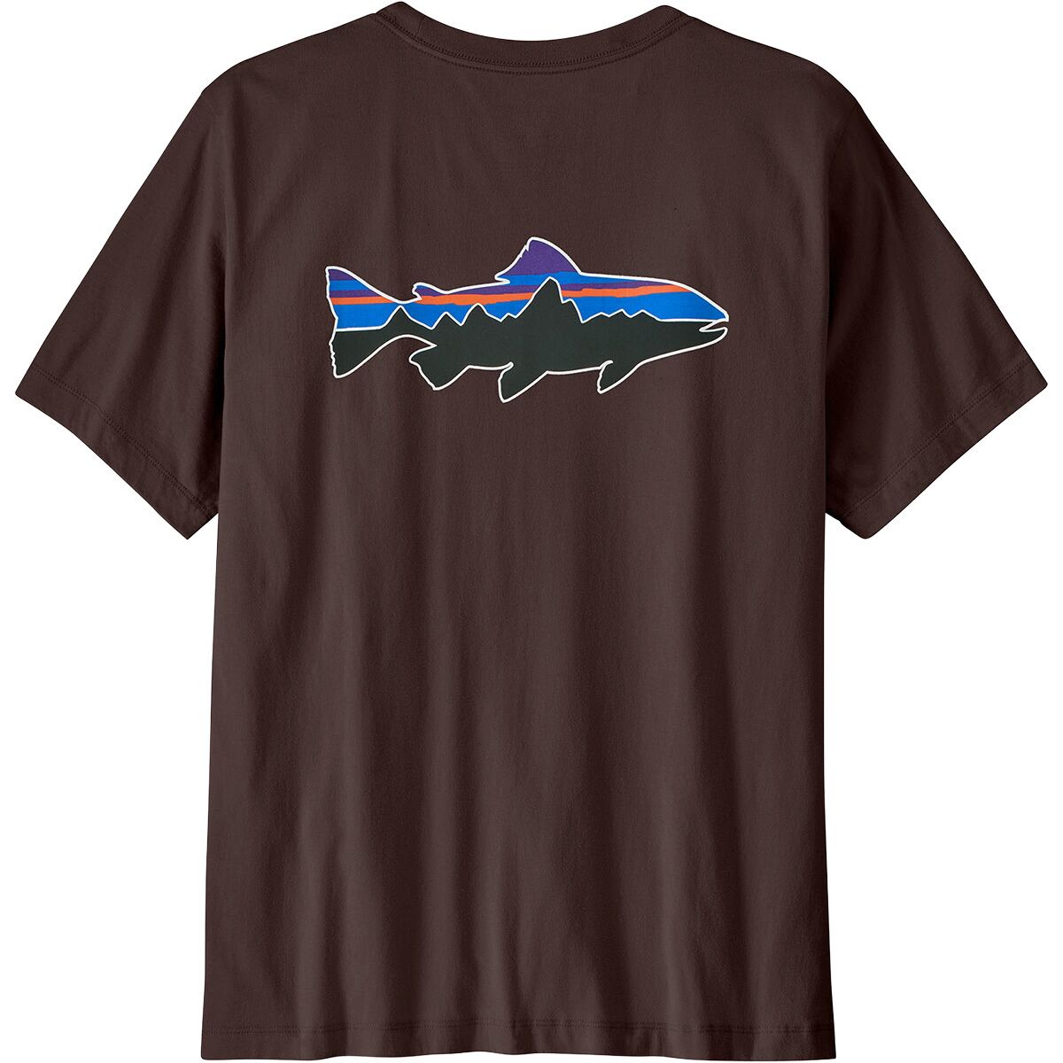 Image of Patagonia Fitz Roy Trout T-Shirt - Men's Den Brown, L