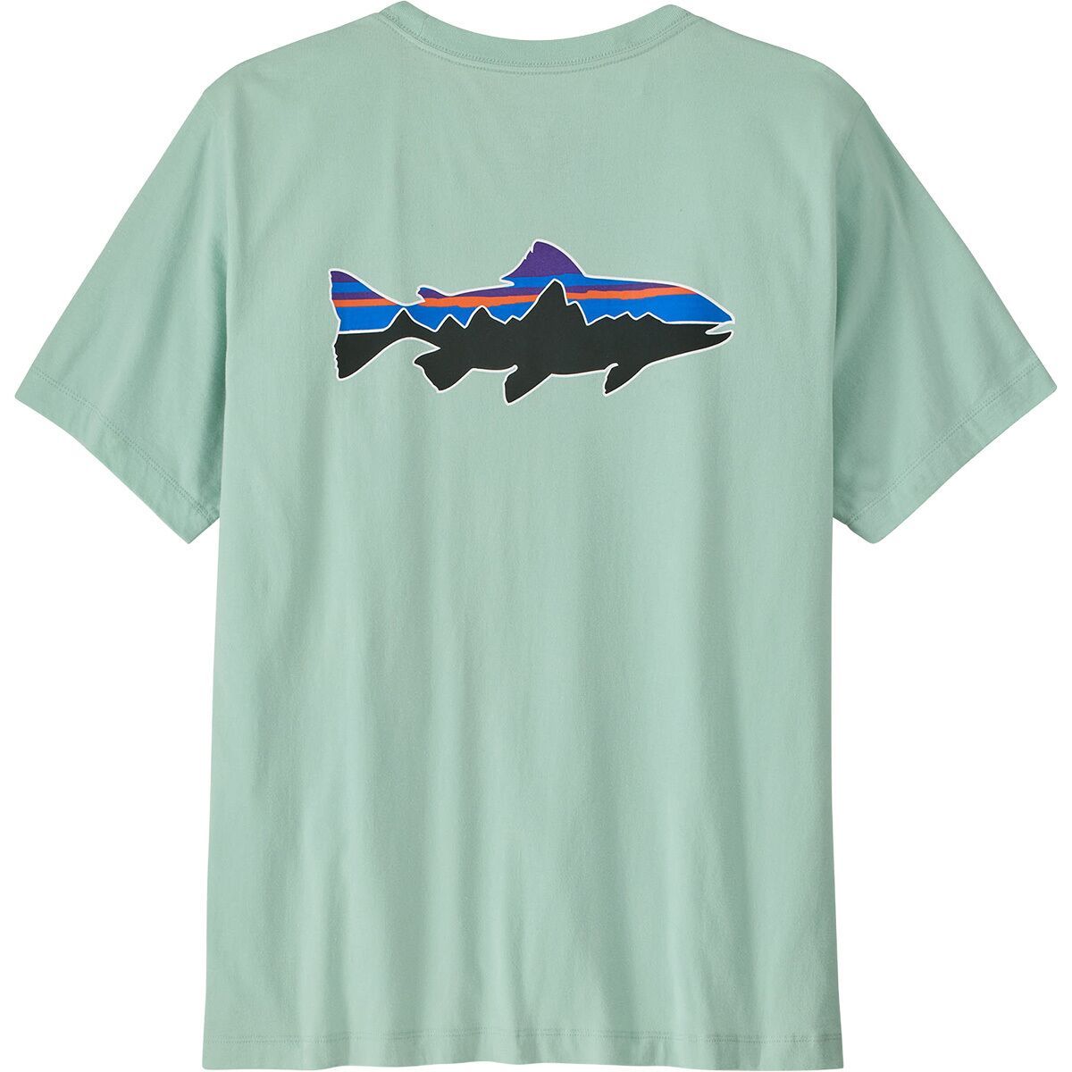 Image of Patagonia Fitz Roy Trout T-Shirt - Men's Thin Ice, S