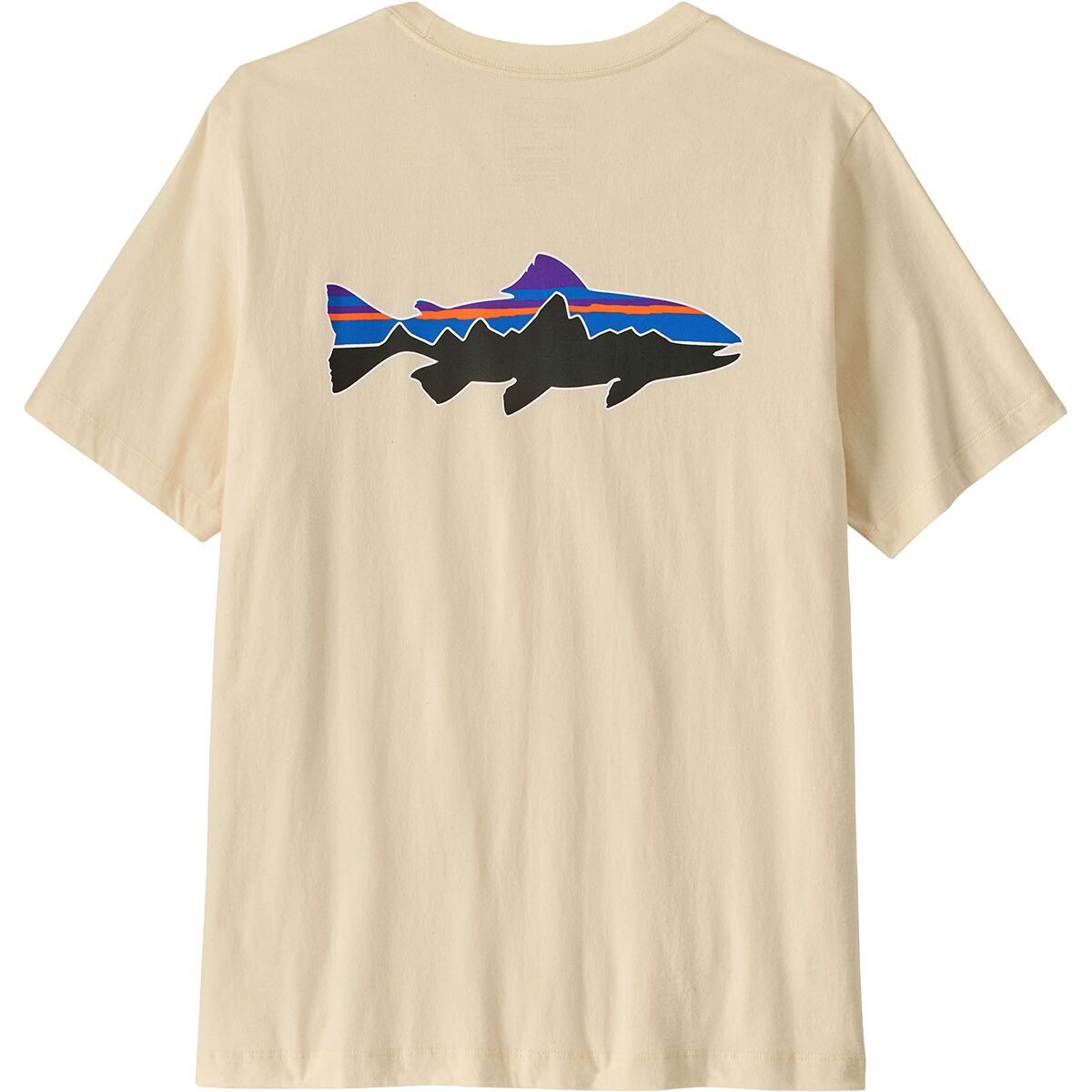 Patagonia Patagonia Fitz Roy Trout T-Shirt - Men's Undyed Natural, M