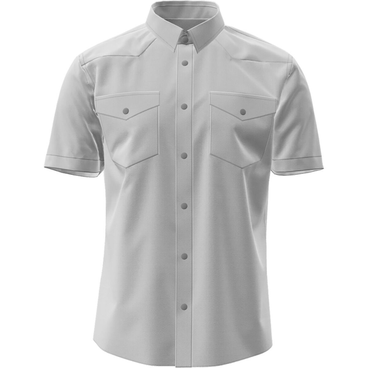 Image of Patagonia Go To Western Shirt - Men's Whole Weave: Crisp Grey, XXL