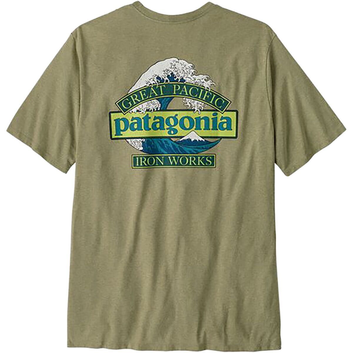Image of Patagonia Great Waves Responsibili-Tee - Men's Gumtree Green, XXL