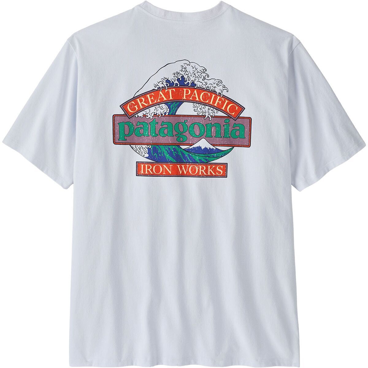 Image of Patagonia Great Waves Responsibili-Tee - Men's White, XL