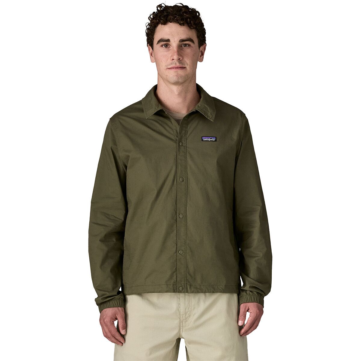 Image of Patagonia Lightweight All-Wear Unlined Jacket - Men's Basin Green, S