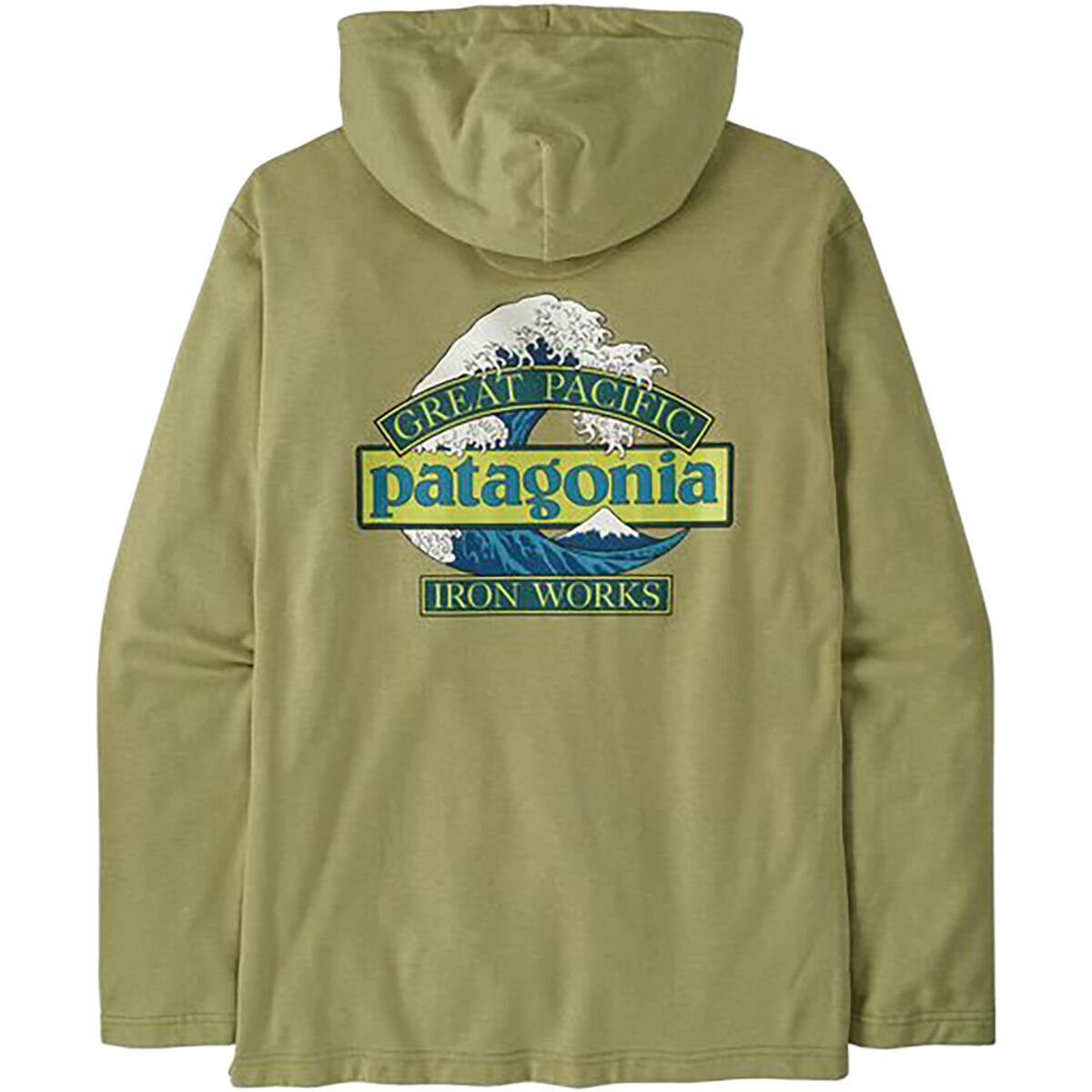 Image of Patagonia LW Great Waves Wildrise Hoodie - Men's Gumtree Green, S