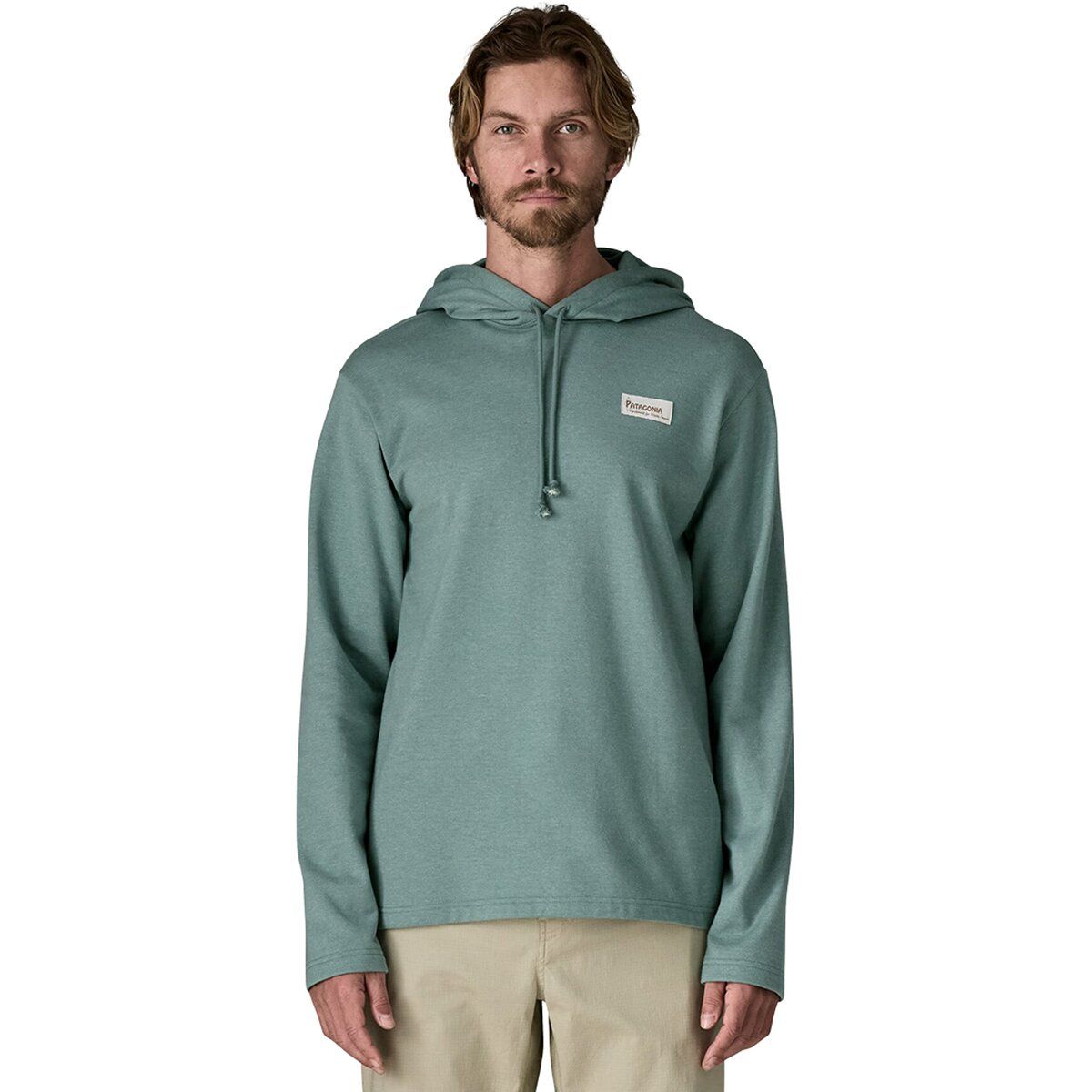 Image of Patagonia Lightweight Water People Sets Wildrise Hoodie - Men's Blue Sage, XXL