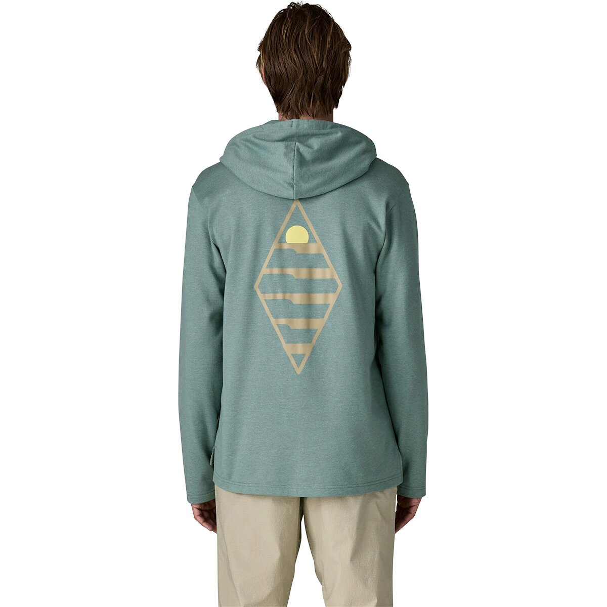 Image of Patagonia Lightweight Water People Sets Wildrise Hoodie - Men's Blue Sage, XXL