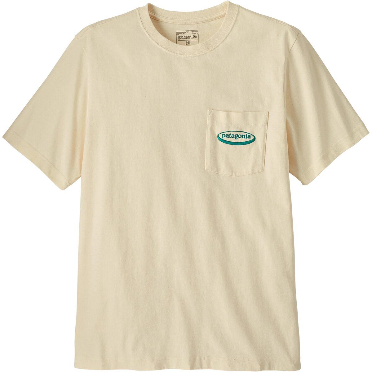 Image of Patagonia Midweight '95 Oval Logo Pocket T-Shirt - Men's Undyed Natural, XXL