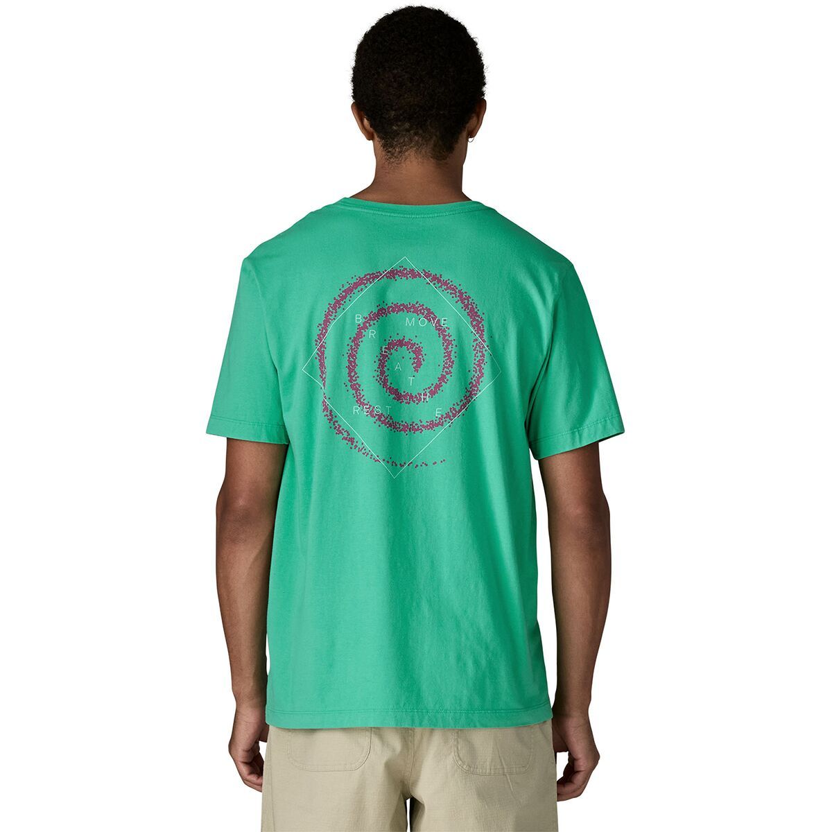 Image of Patagonia Multi-Pitch T-Shirt - Men's Aqua Stone, XL