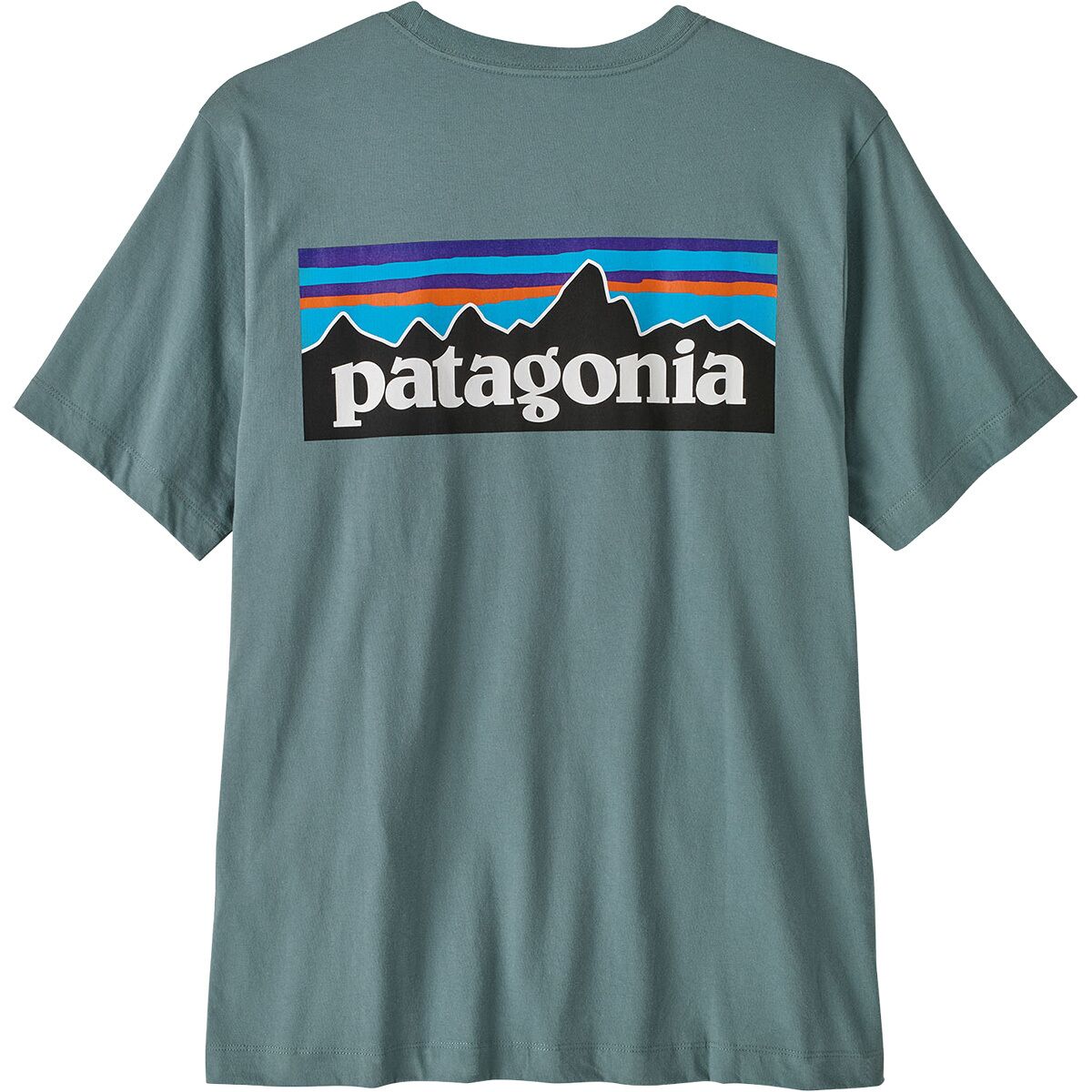 Image of Patagonia P-6 Logo T-Shirt - Men's Blue Sage, S