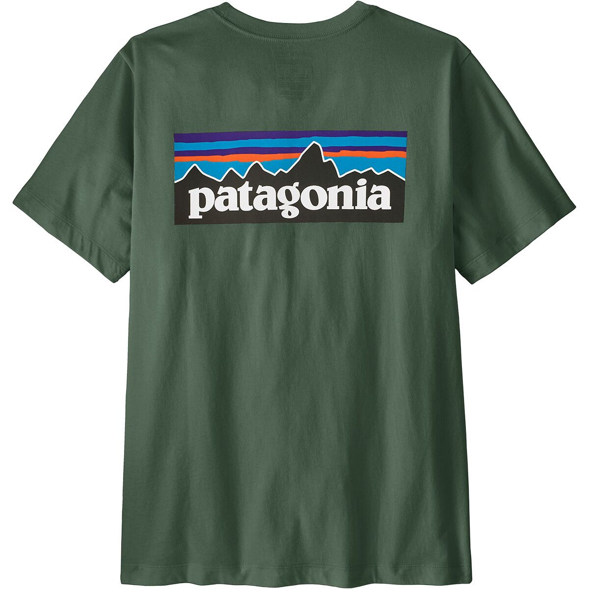 Image of Patagonia P-6 Logo T-Shirt - Men's Canopy Green, XL