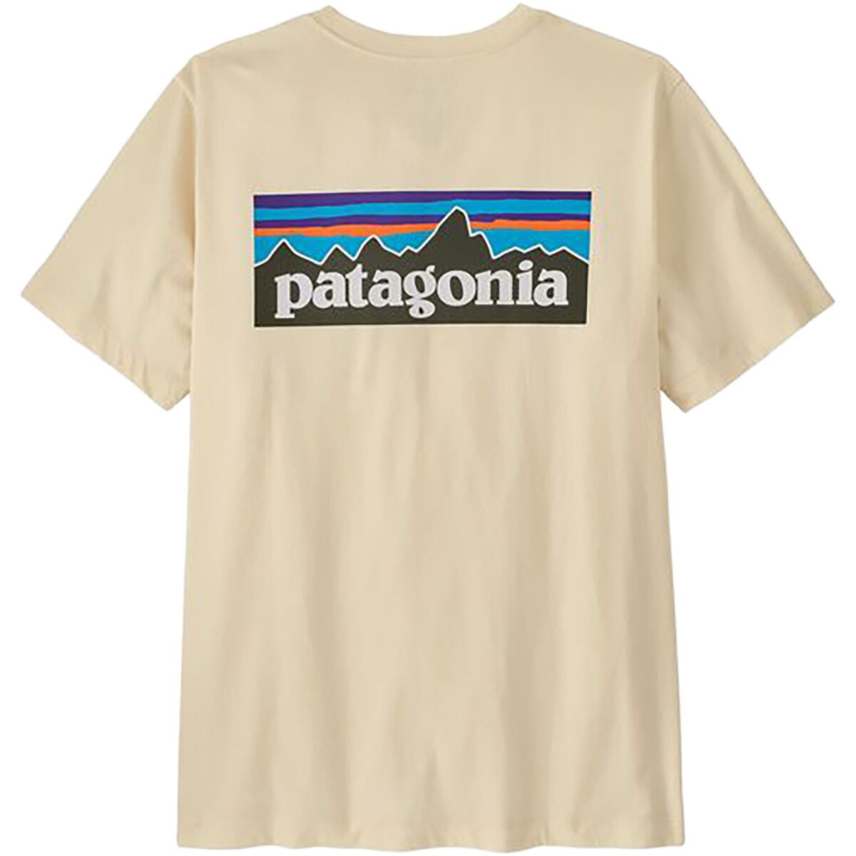 Image of Patagonia P-6 Logo T-Shirt - Men's Undyed Natural, XXL