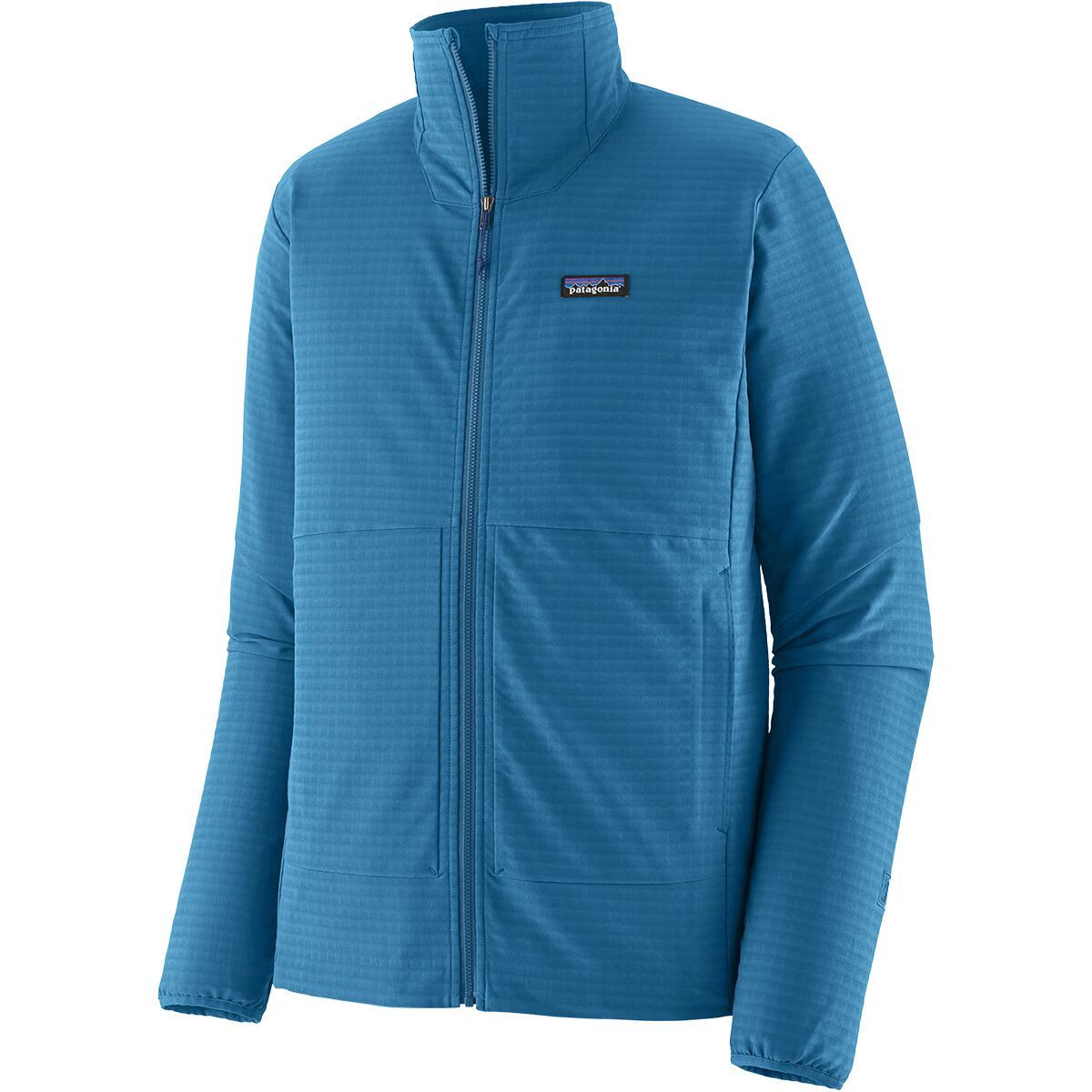 Image of Patagonia R1 TechFace Fleece Jacket - Men's Aquatic Blue, XXL
