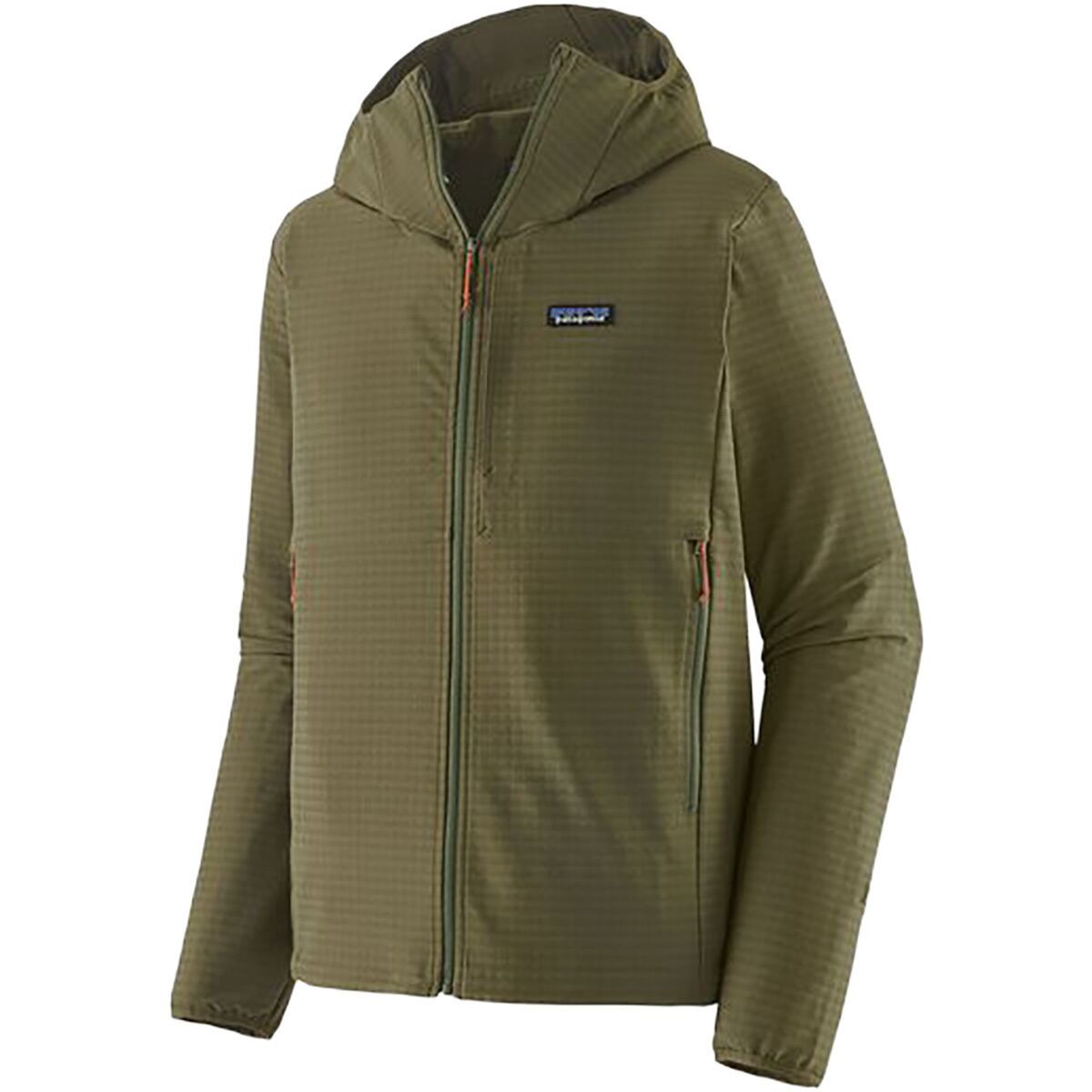 Image of Patagonia R1 TechFace Hooded Fleece Jacket - Men's Basin Green, S