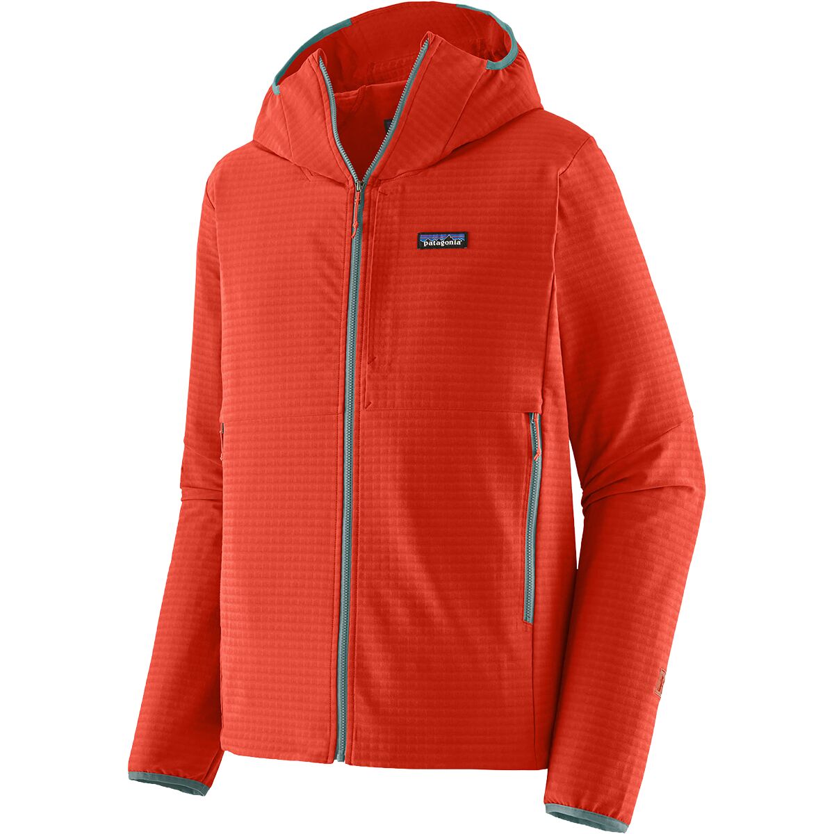 Image of Patagonia R1 TechFace Hooded Fleece Jacket - Men's Hot Ember, XL